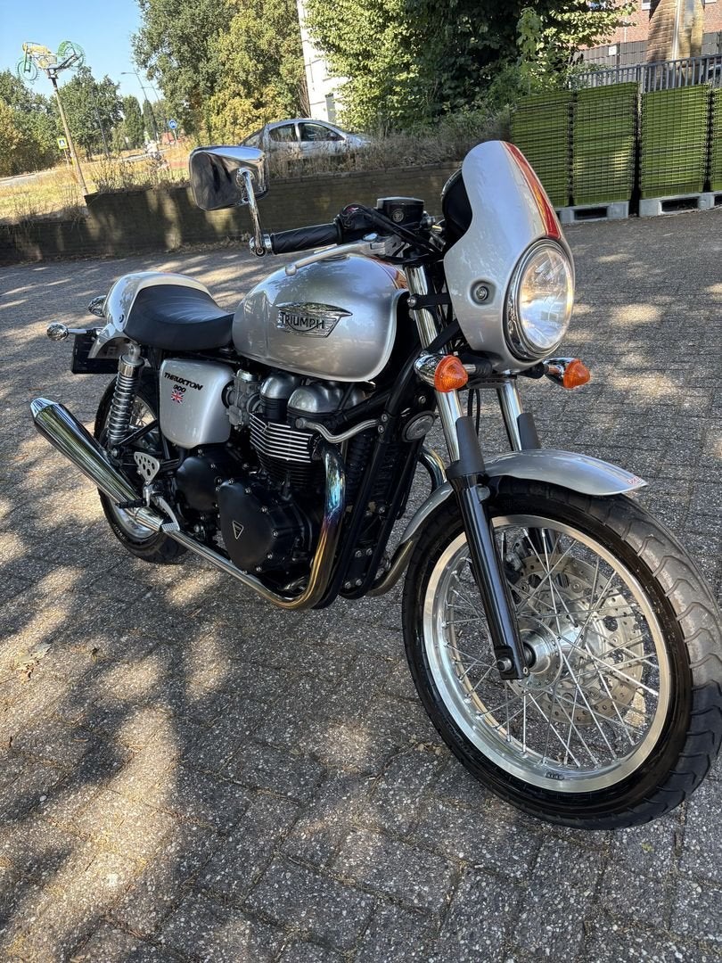 TRIUMPH THRUXTON 900 2009 SPEEDMASTER BONNEVILLE TWIN RETRO, 2 cilinders, Bedrijf, Onbekend, Toermotor