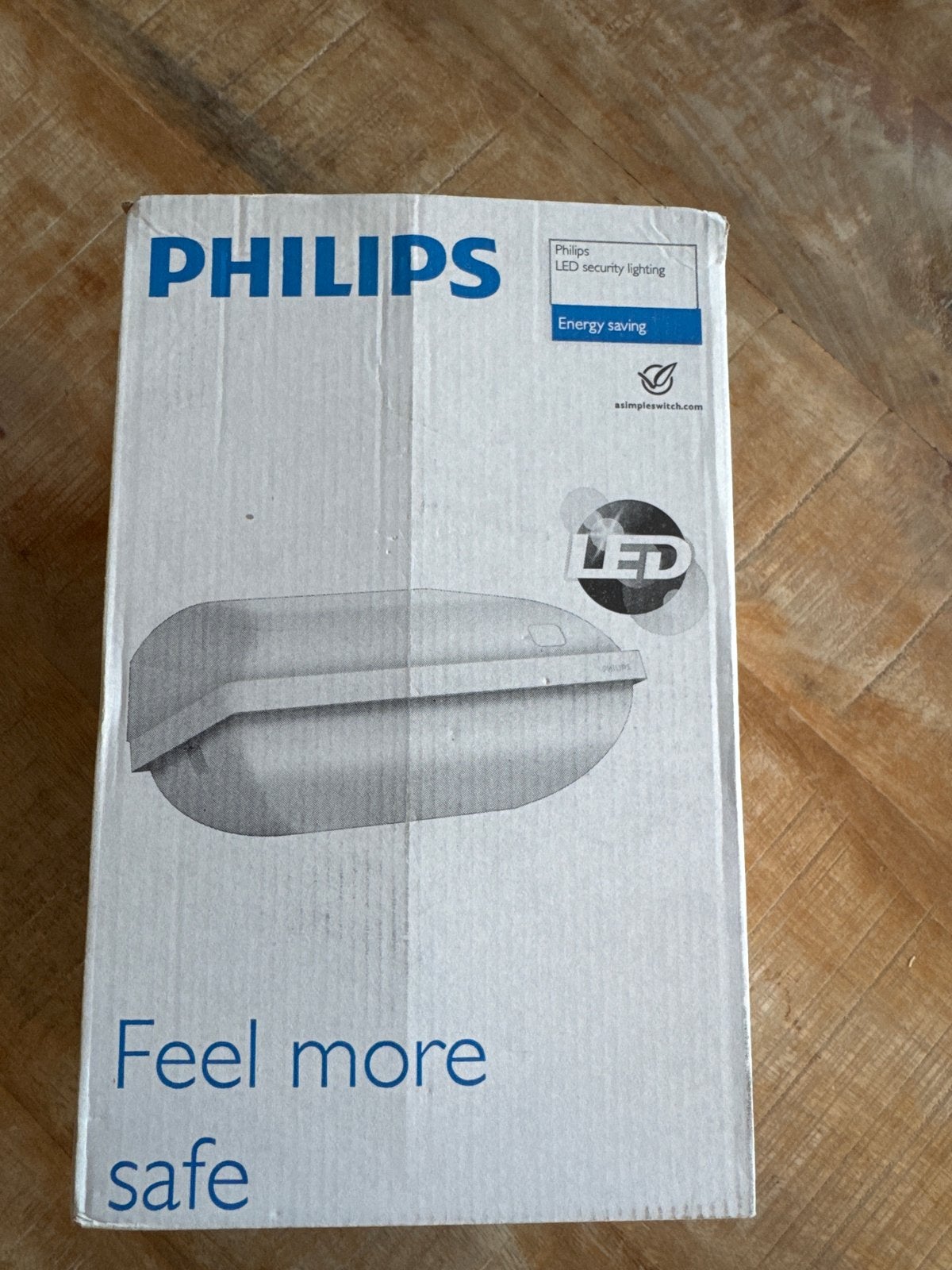 Philips LED Buitenlamp met Sensor - Wit, Kunststof, Philips, Nieuw, Ophalen of Verzenden