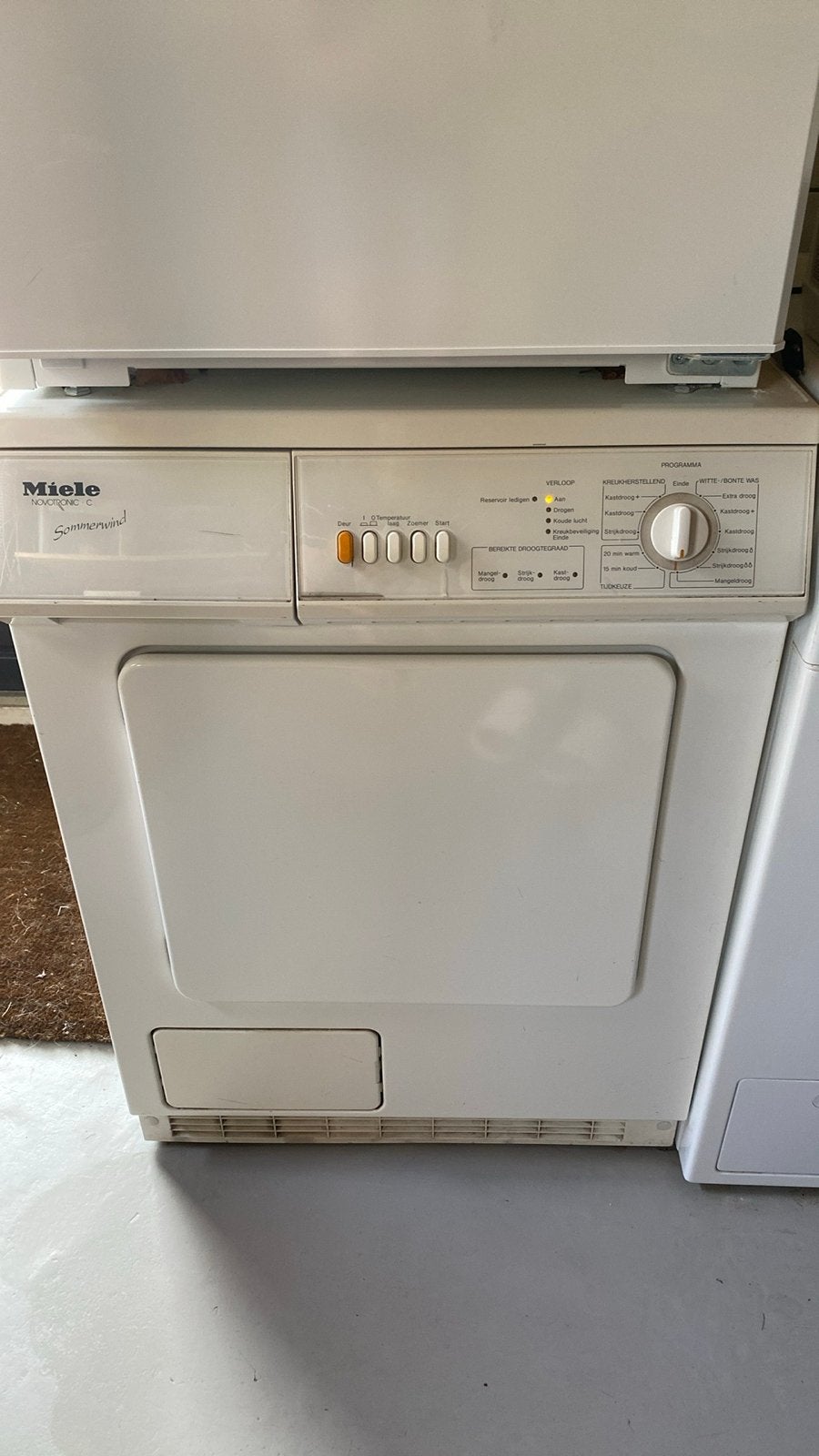 Miele Novotronic T442C Condensdroger - 5kg, Ophalen, Gebruikt, 4 tot 6 kg, Voorlader
