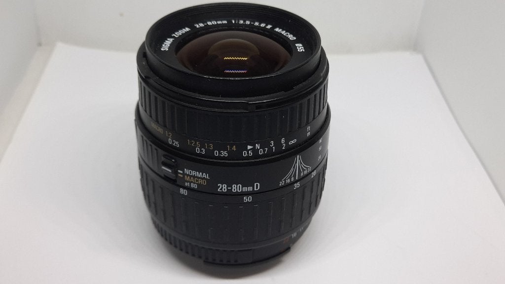 Sigma 28-80mm 3.5-5.6 II Macro 55mm Aspherical Lens, Gebruikt, Sigma, Ophalen of Verzenden, Macrolens