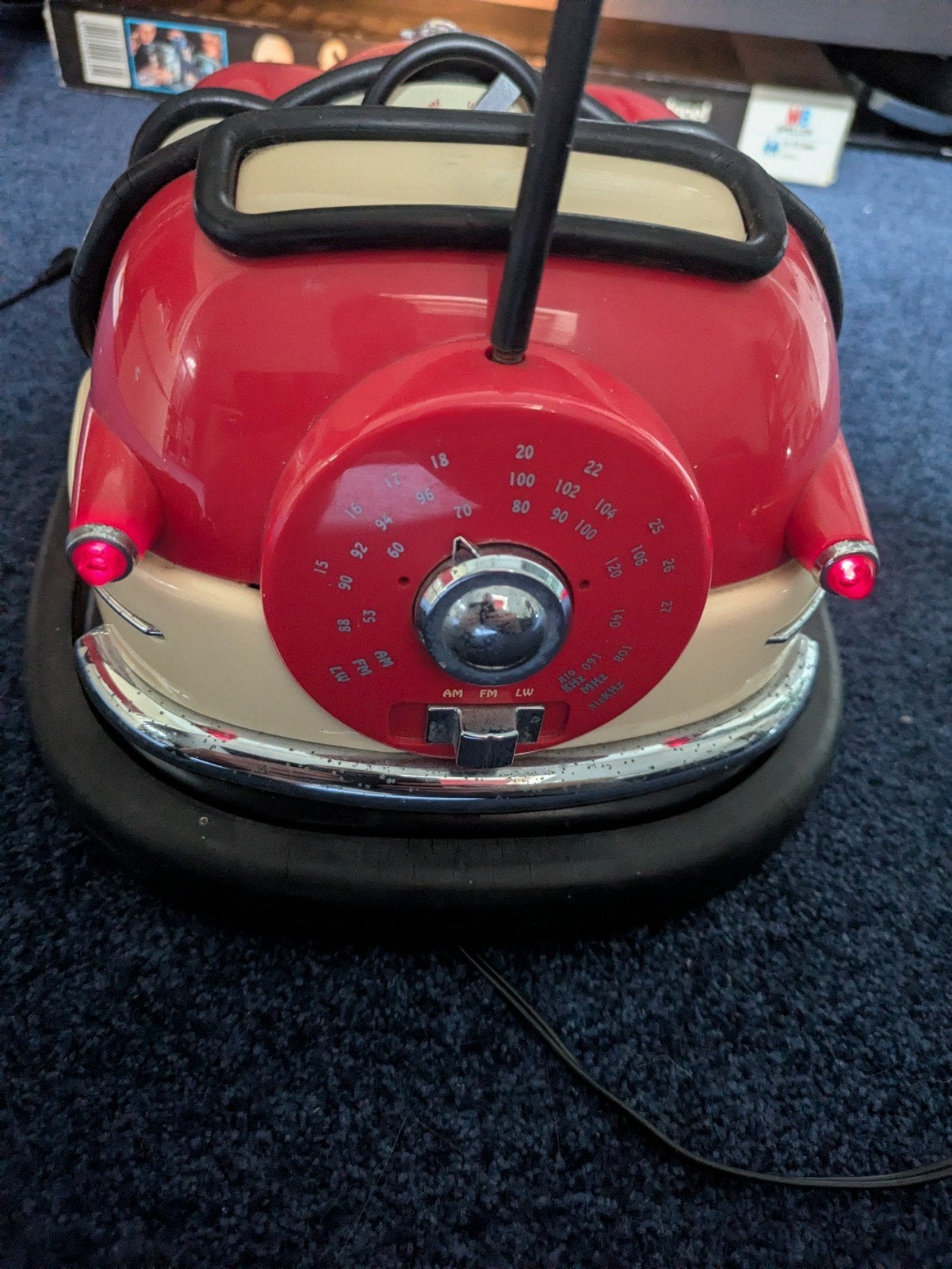 Botsauto Radio met verlichting, Ophalen