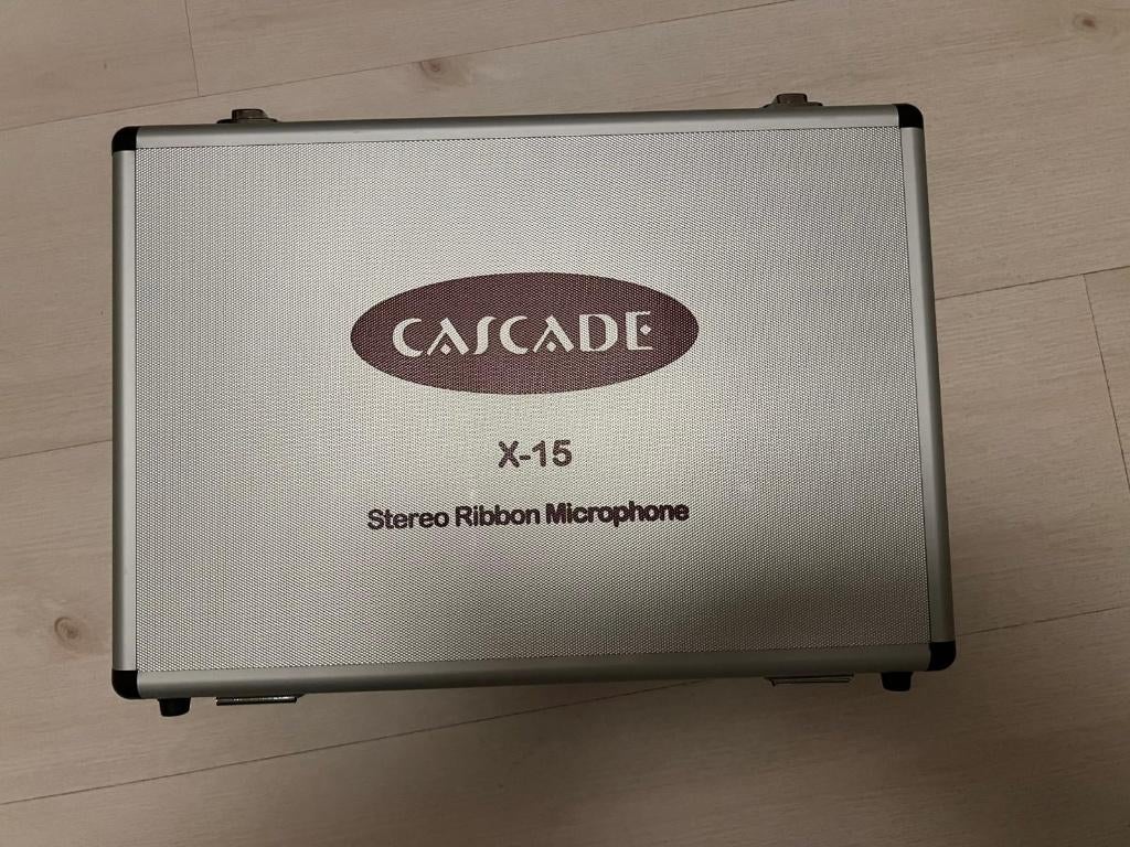 Cascade X-15 Stereo Ribbon Microphone, Ophalen of Verzenden, Zo goed als nieuw, Studiomicrofoon