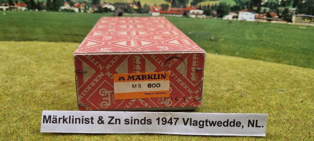Marklin MS 800 ( 1947/49) zeer mooi +Doos +Boekje. OPHALEN, Ophalen, Wisselstroom, Gebruikt, Locomotief