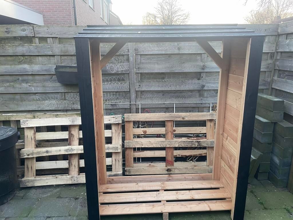 Houtopslag Houthok, 3 tot 6 m³, Ophalen, Blokken