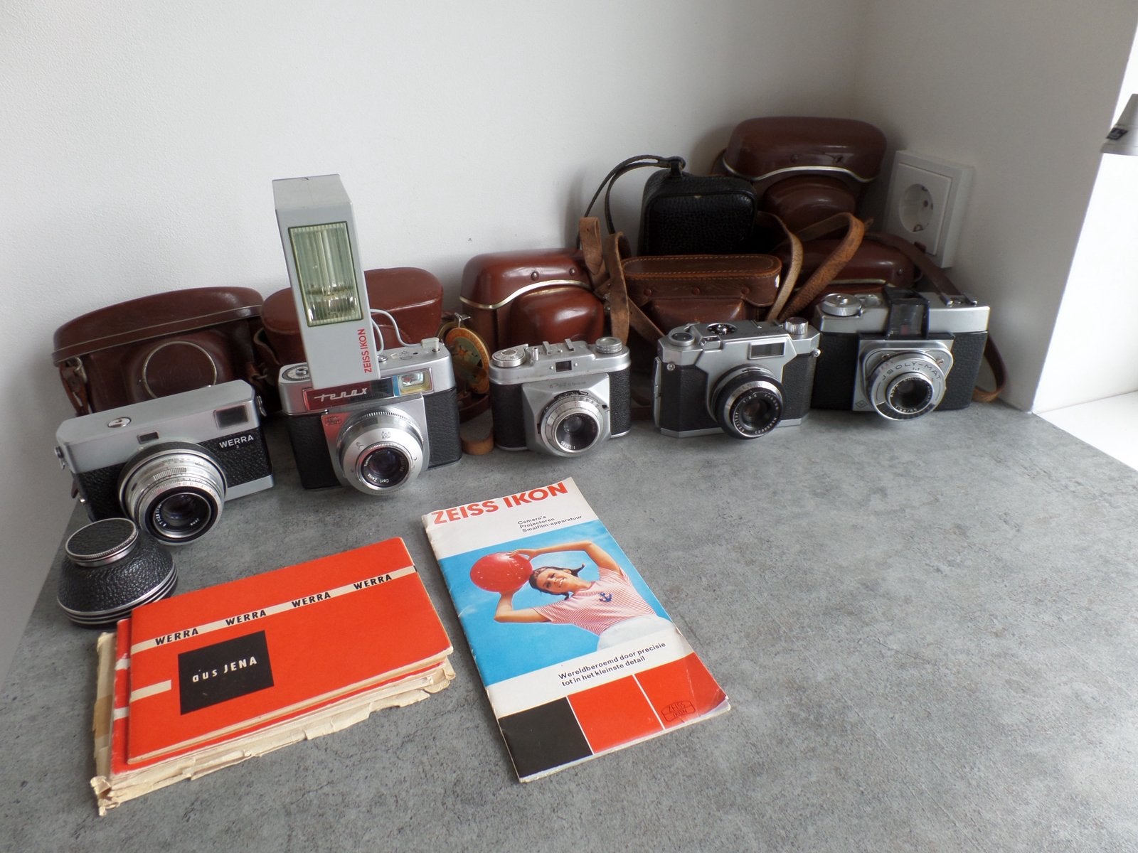 Divers camera’s Werra, Primo, Zeiss Ikon,, Audio, Tv en Foto, Fotocamera's Analoog, Ophalen of Verzenden, Gebruikt, Compact, Overige Merken