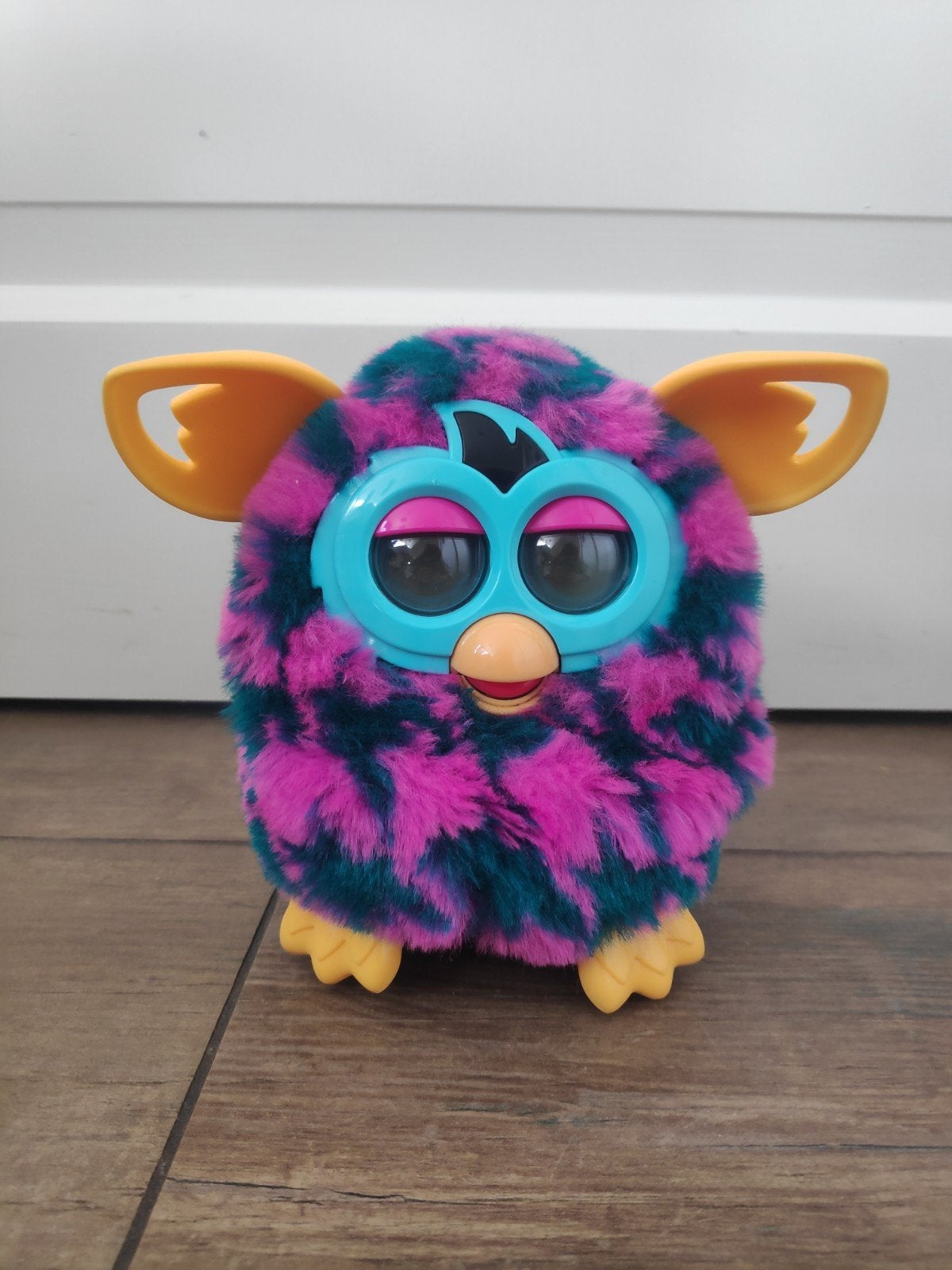 Furby 2013 A6808 paars/blauw interactief speelgoed, Gebruikt, Overige merken, Overige karakters, Overige typen