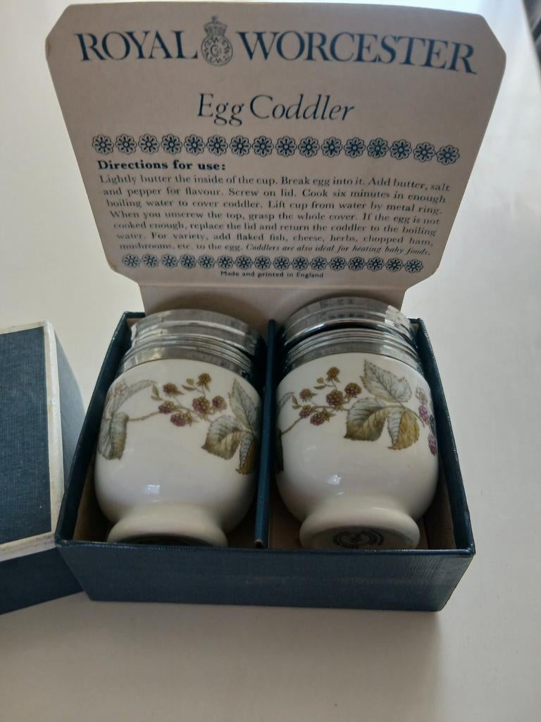 Royal Worcester Egg Coddlers - Set van 2, Ophalen of Verzenden