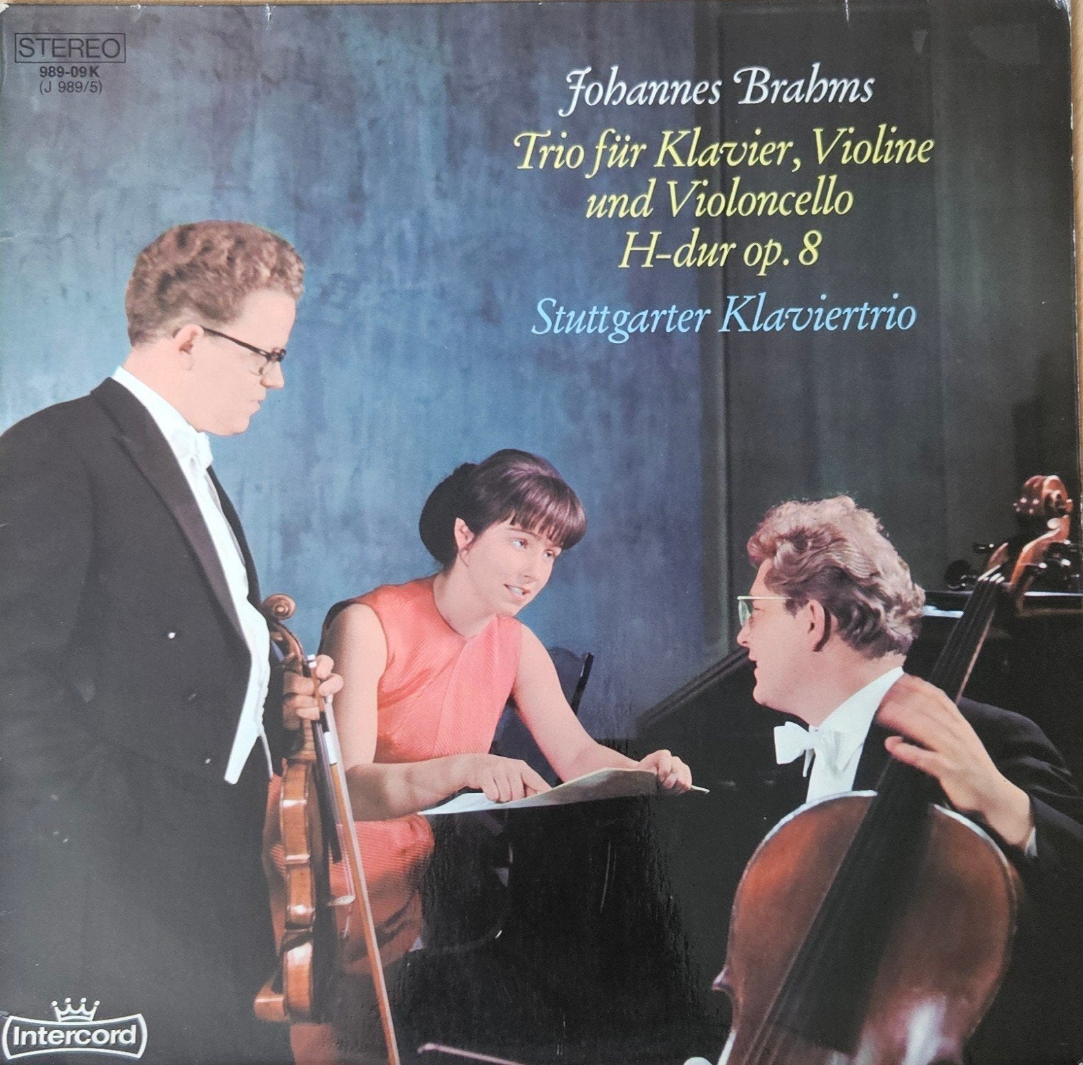 Stuttgarter Klaviertrio - Brahms ( 12-inch vinyl record), Ophalen of Verzenden, Classicisme, Zo goed als nieuw, 12 inch