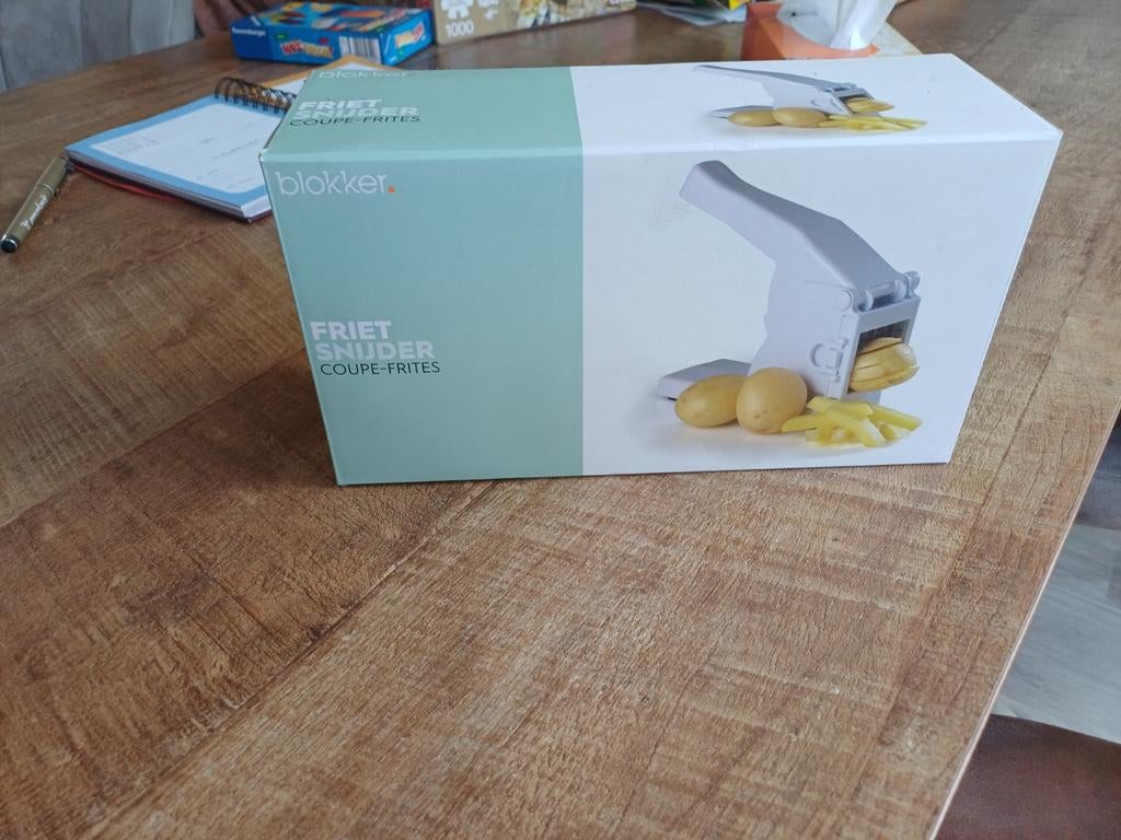 Blokker Frietsnijder - Zo goed als nieuw, Huis en Inrichting, Keuken | Keukenbenodigdheden, Overige typen, Kunststof, Nieuw, Ophalen of Verzenden