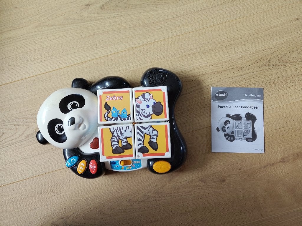 Vtech puzzel en leer panda, Ophalen, Gebruikt, 6 maanden tot 2 jaar
