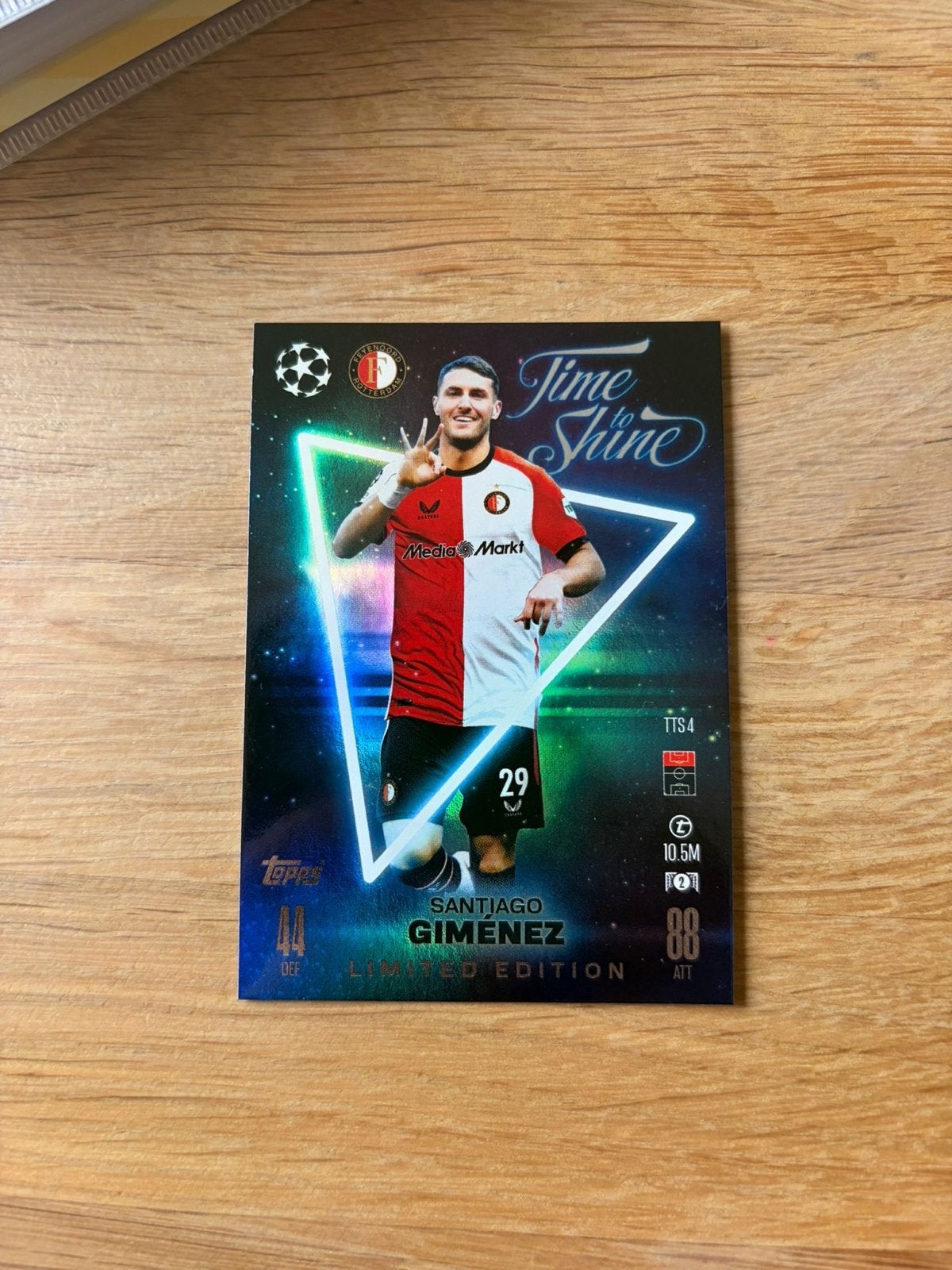 Topps Match Attax Champions League Limited Edition Kaarten, Ophalen, Nieuw, Feyenoord, Spelerskaart