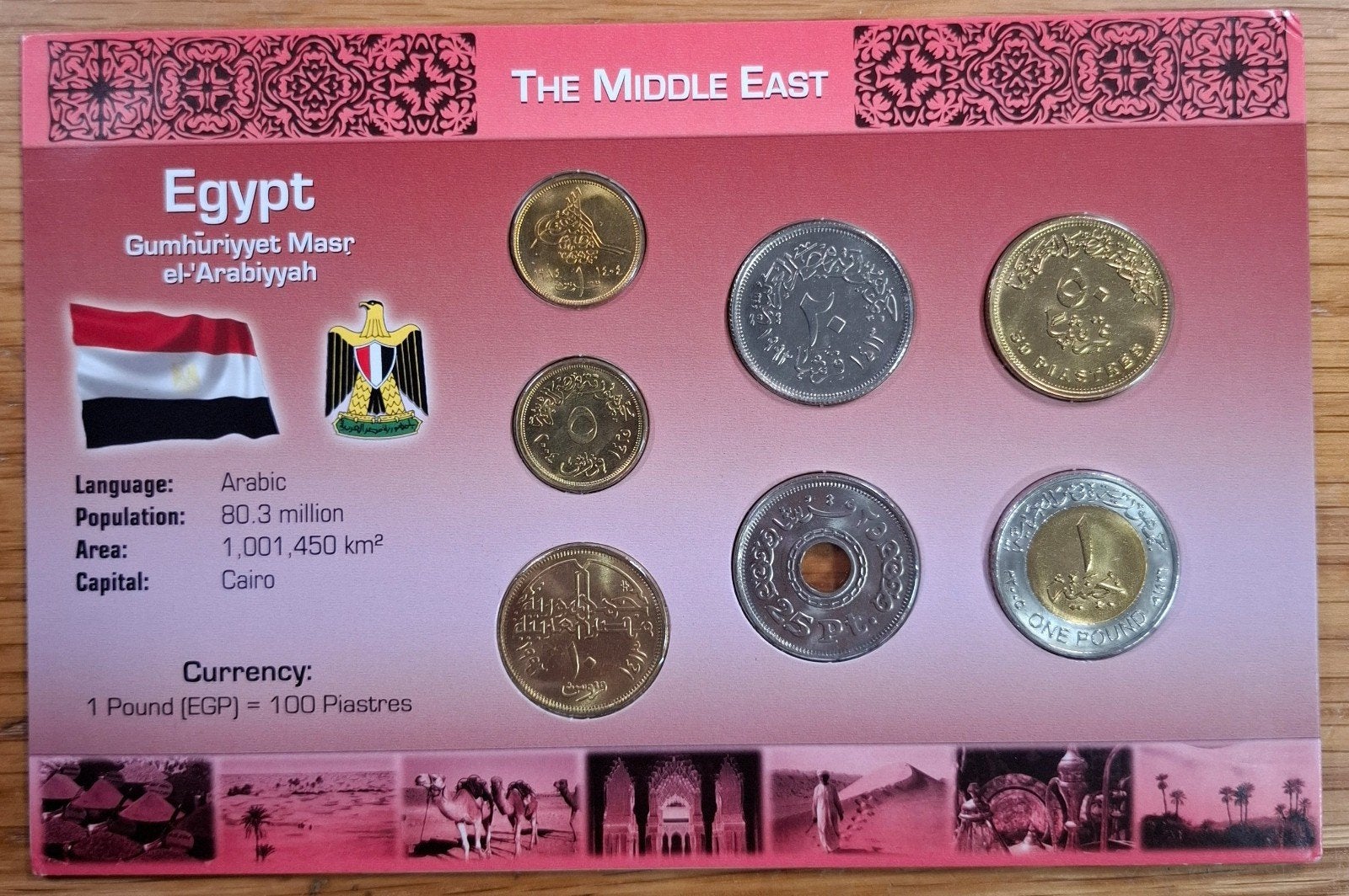 Coins of the World muntset Egypte, Ophalen of Verzenden, Midden-Oosten