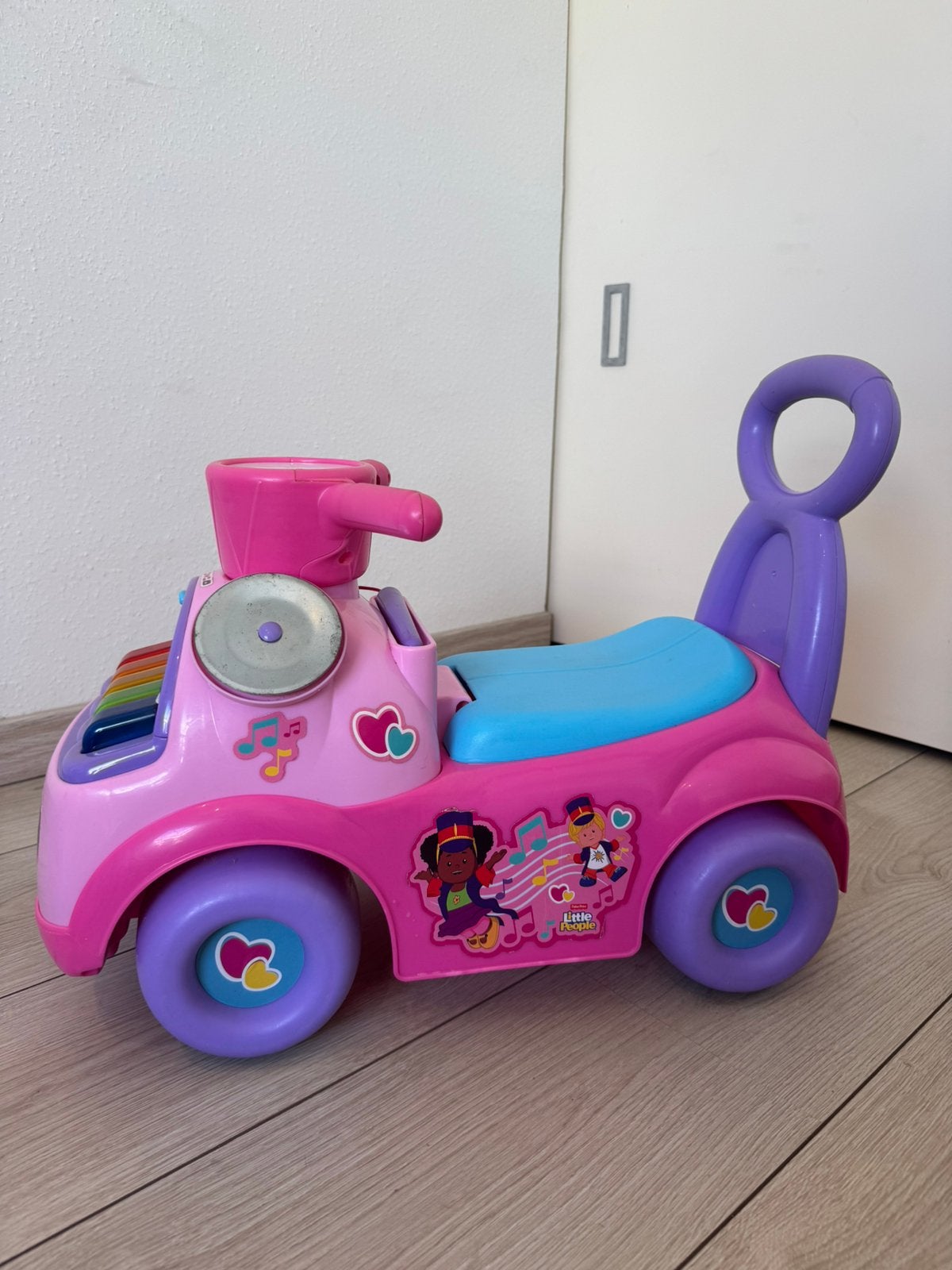 Fisher-Price Little People muzikale loopauto, Ophalen, Gebruikt, Duwvoertuig