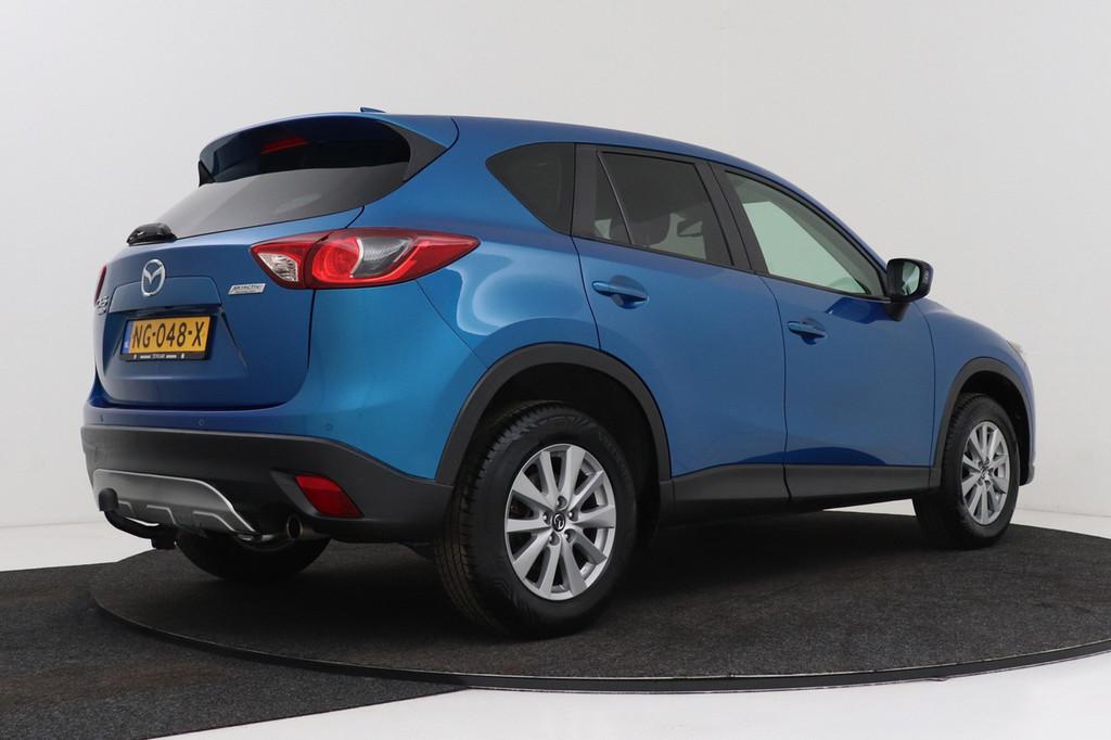 Mazda CX-5 2.0 TS 4WD | Automaat | Navi | Trekhaak, Automaat, Zwart, 4 cilinders, Blauw