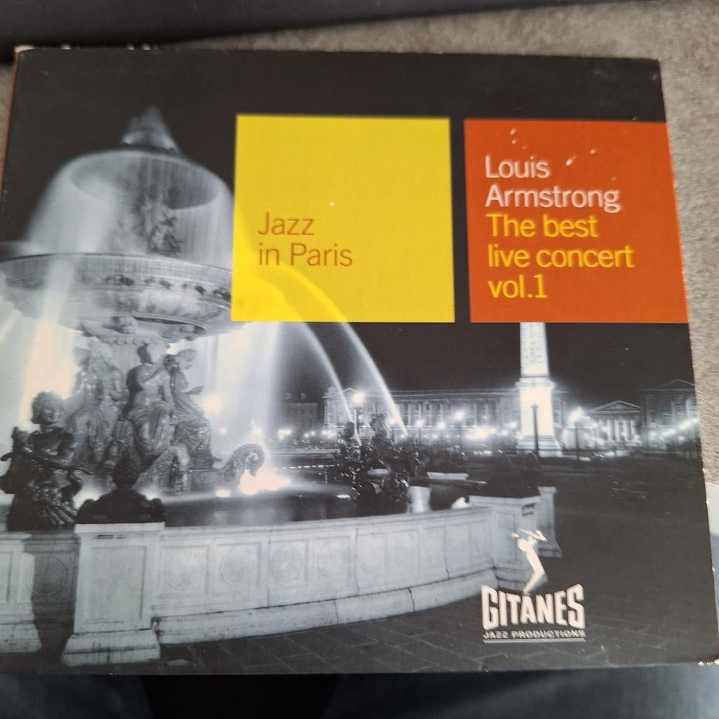 Louis Armstrong jazz in Paris  the best live concert vol 1, Ophalen of Verzenden, 1980 tot heden, Zo goed als nieuw, Jazz