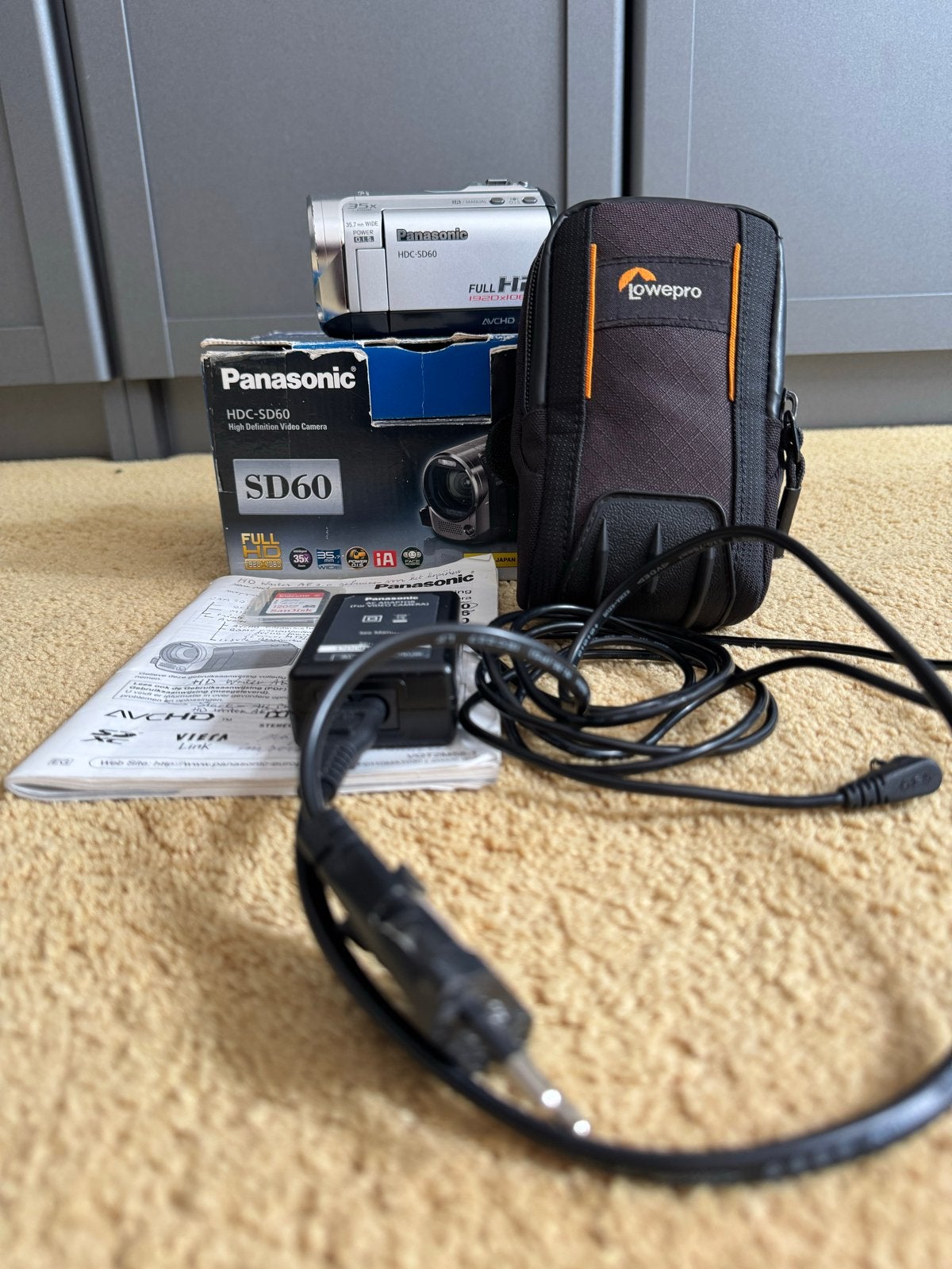 Panasonic HDC-SD60 Full HD Camcorder met accessoires, Full HD, Panasonic, 20x of meer, Overige soorten