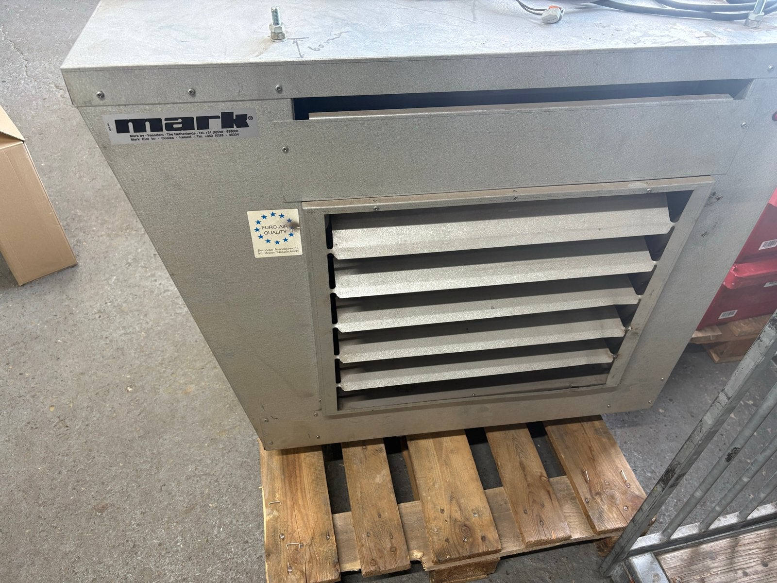 Mark 44 Kw Gasheater/kachel werkplaats incl. thermostaat, Ophalen, Gebruikt, Kachel, 60 tot 150 cm