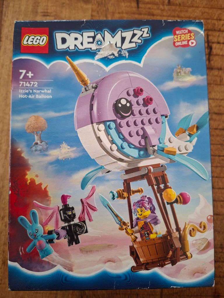 LEGO DREAMZzz 71472 Izzie's Narwal Heteluchtballon, Ophalen of Verzenden, Nieuw, Overige merken
