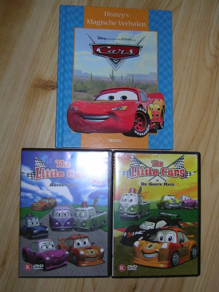 The little cars 1 en 2 en leesboekje (als nieuw), Ophalen of Verzenden, Zo goed als nieuw, Taal en Lezen