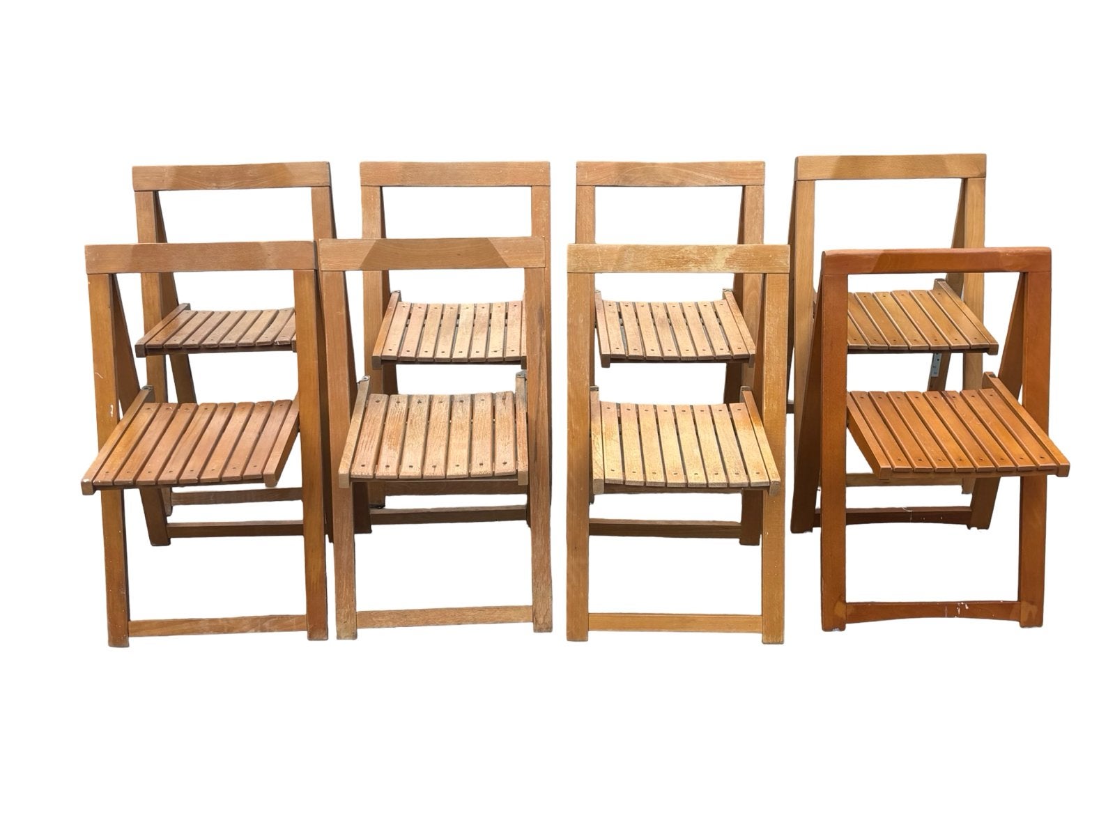 Vintage Aldo Jacober Trieste Stoel Design klapstoel, Huis en Inrichting, Stoelen, Gebruikt, Bruin, Vintage stoel, Ophalen of Verzenden