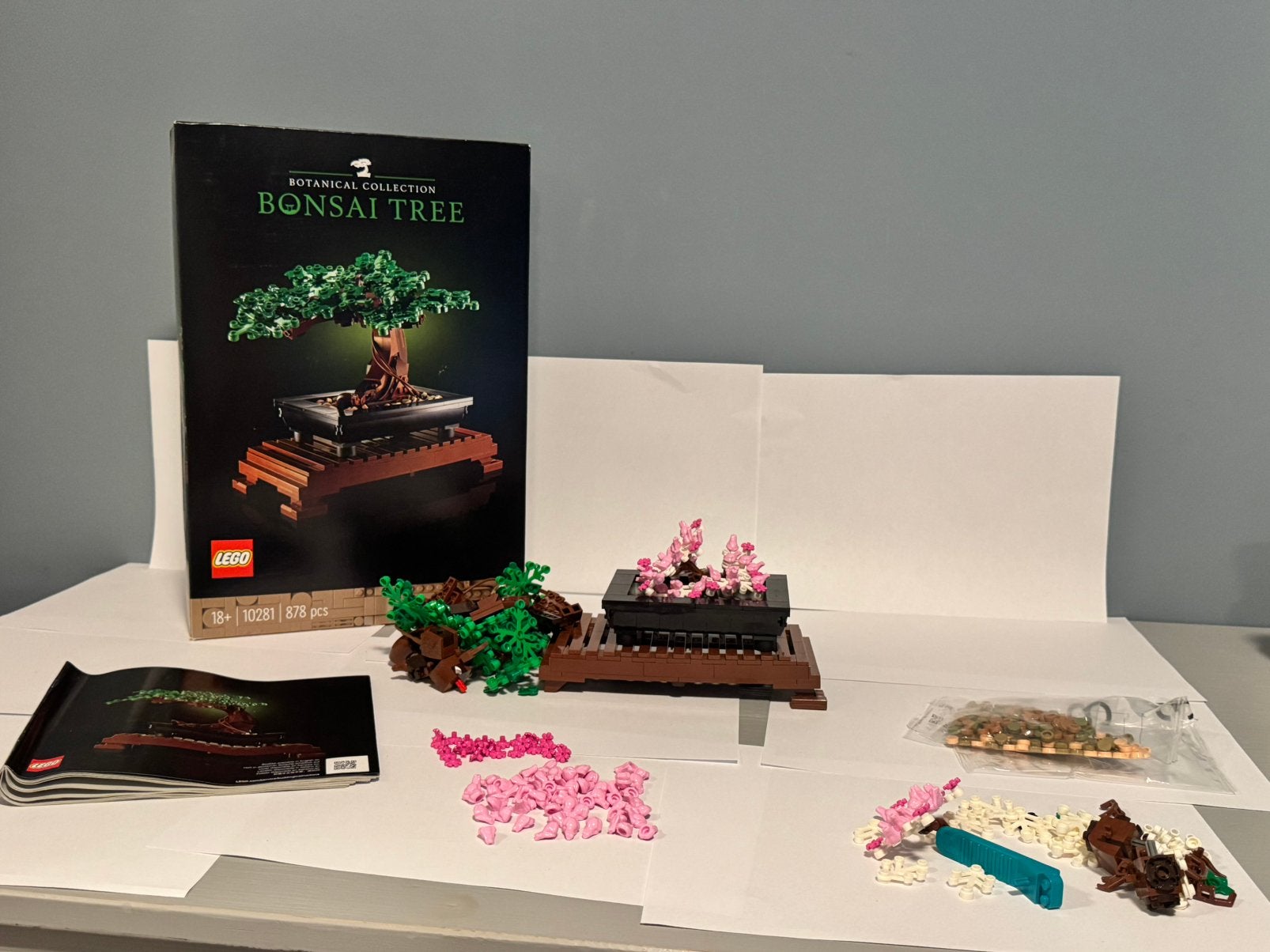10281 Bonsai Tree LEGO - compleet, 33 - 40 uur, Overige niveaus, Overige vormen