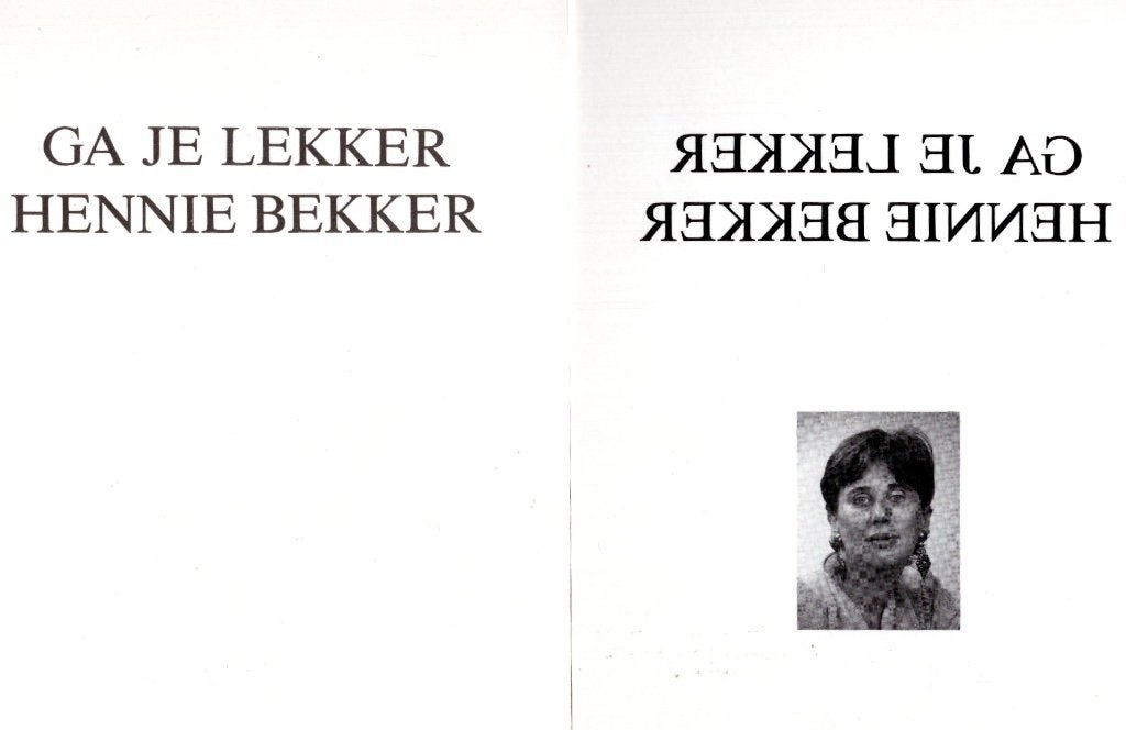 Ga Je Lekker Hennie Bekker BOEK 9789080064980, Ophalen of Verzenden, Gelezen, Hennie Bakker