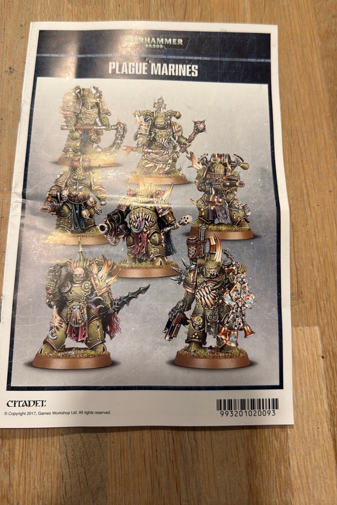 Warhammer 40k Death Guard Plague Marines #2, Ophalen of Verzenden, Zo goed als nieuw, Warhammer