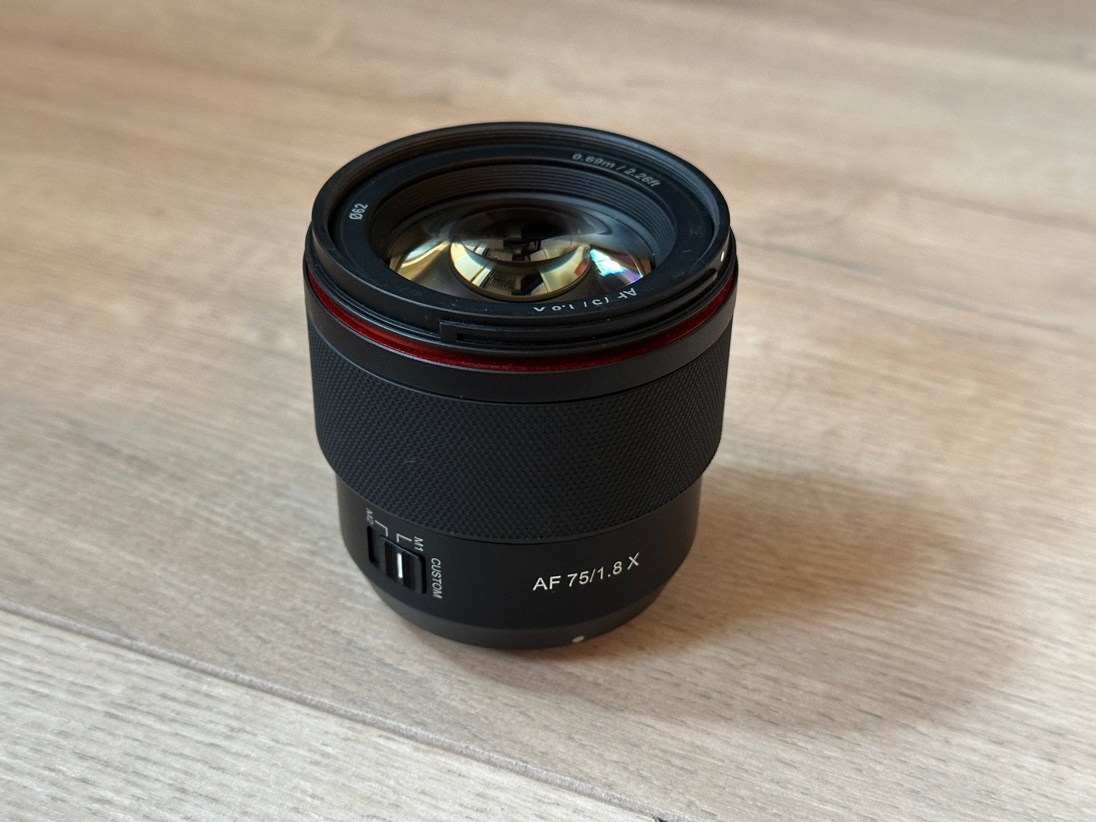 Samyang AF 75mm f/1.8 Fuji X-Mount, Autofocus, Samyang, Zo goed als nieuw, 75 mm