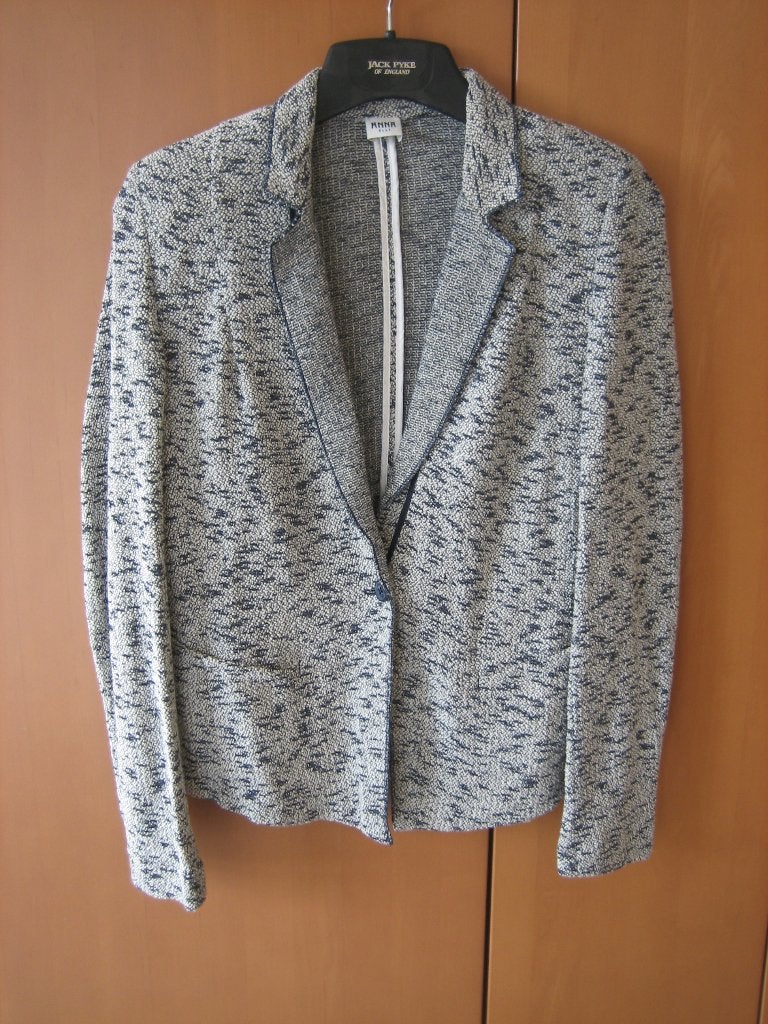 Prachtig blauw-wit gemeleerd vest-jasje ANNA 40 snazzeys, Kleding | Dames, Maat 38/40 (M), Blauw, Anna Blue, Nieuw