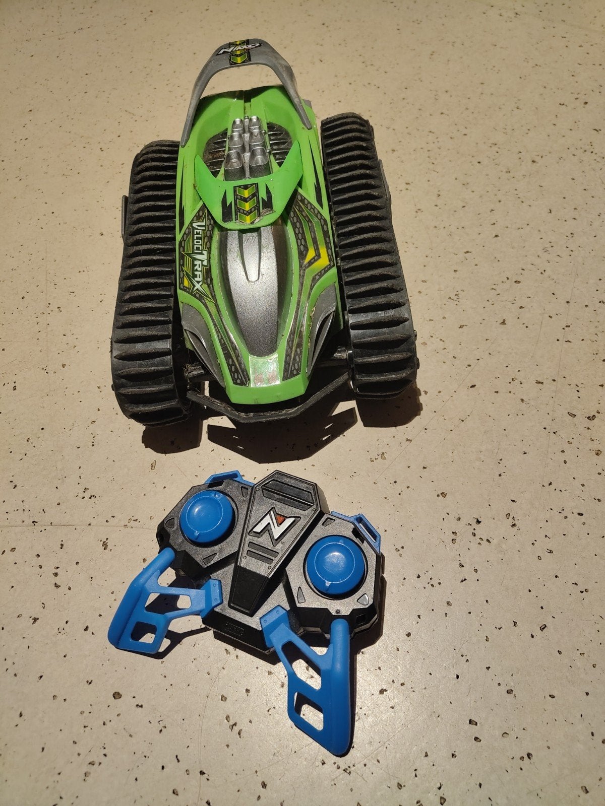 Nikko VelociTrax RC Tank - Groen, Hobby en Vrije tijd, Elektro, Gebruikt, Auto offroad, Ophalen of Verzenden