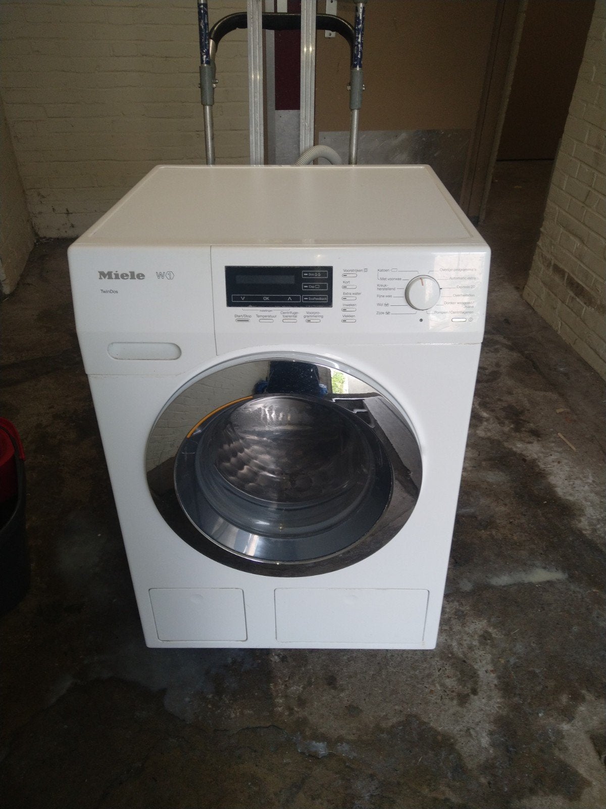 Miele twindos zie omschrijving, Witgoed en Apparatuur, Wasmachines, 8 tot 10 kg, Ophalen, 1600 toeren of meer, 85 tot 90 cm