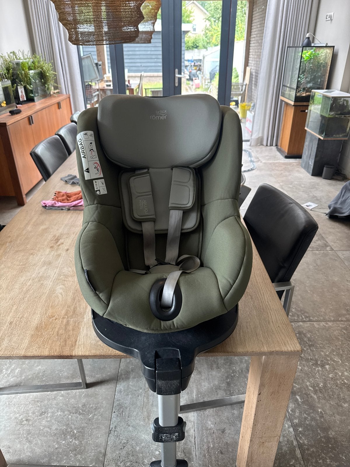 Britax Römer draaibare Autostoel, Kinderen en Baby's, Romer, Autogordel of Isofix, Gebruikt, Verstelbare rugleuning