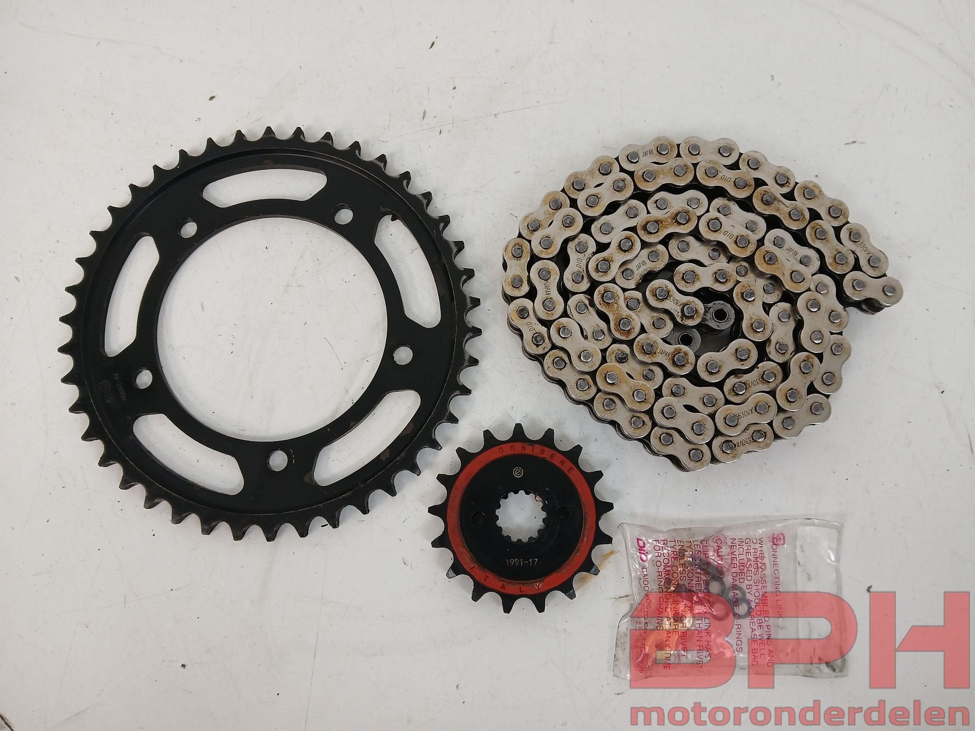 Kettingset Suzuki GSX-R 1000 K1 K2 K3 K4 K5 K6 2001 t/m 2006, Gebruikt, -, -, Ophalen of Verzenden