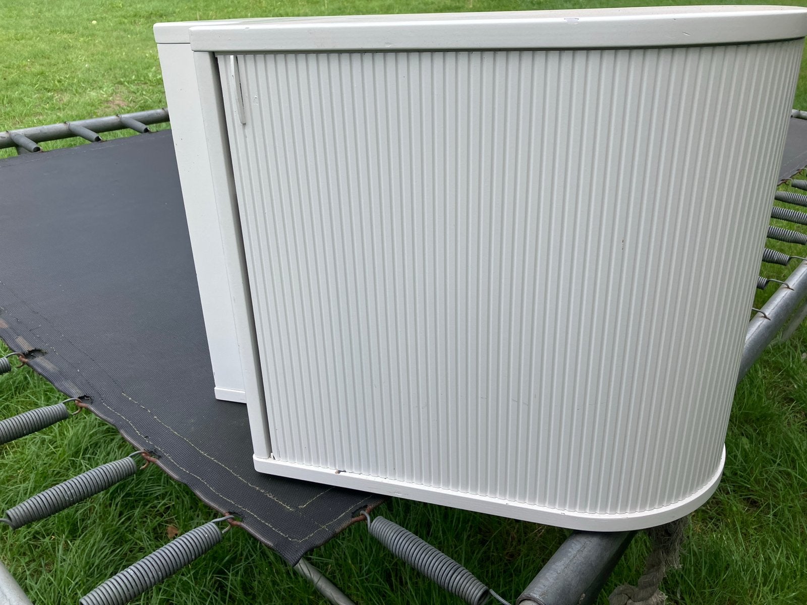Aupingbed witte roldeurkastjes 2 met plank, Ophalen, Gebruikt, Minder dan 25 cm, Minder dan 100 cm