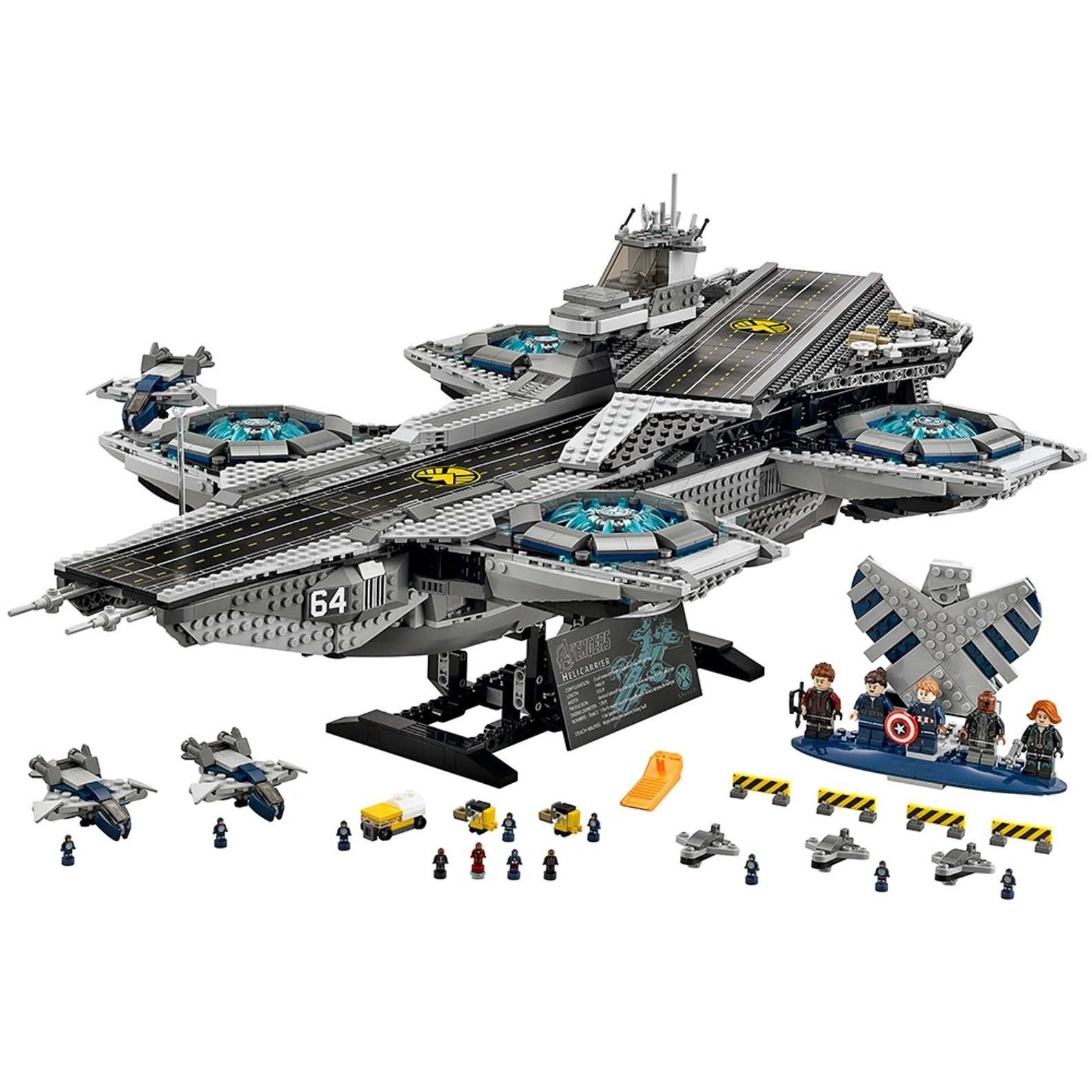 Lego Marvel Super Heroes The SHIELD Helicarrier 76042, Gebruikt, Marvel, Lego, Ophalen of Verzenden