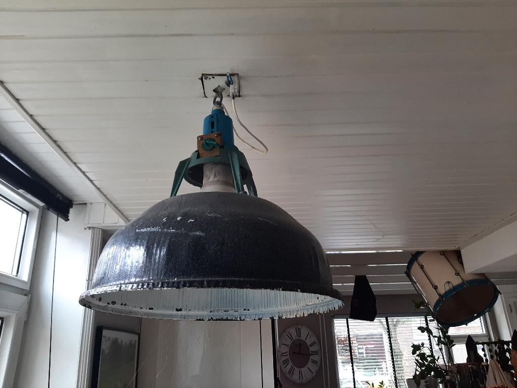 Hanglamp zeeboei motief, Ophalen, Gebruikt, Metaal, Minder dan 50 cm