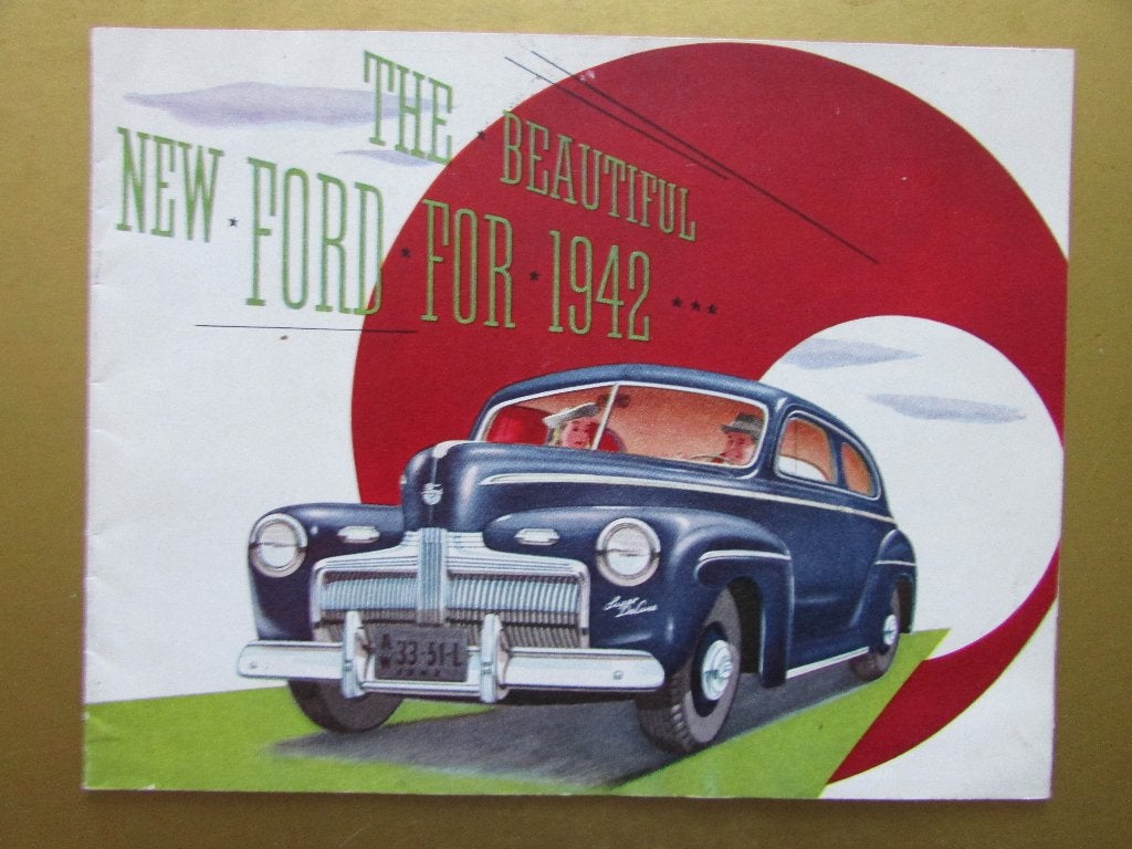1942 FORD kleine brochure, Engels, Ophalen of Verzenden, Zo goed als nieuw, Ford