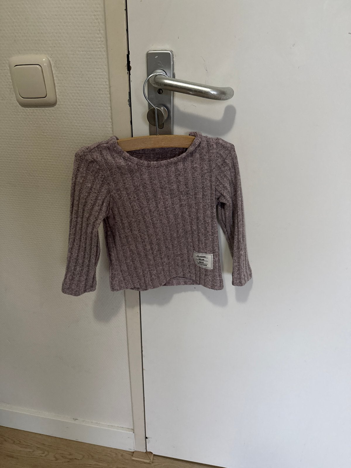 Geribbelde trui voor kinderen - Lila, Ophalen of Verzenden, Gebruikt, Jongen of Meisje