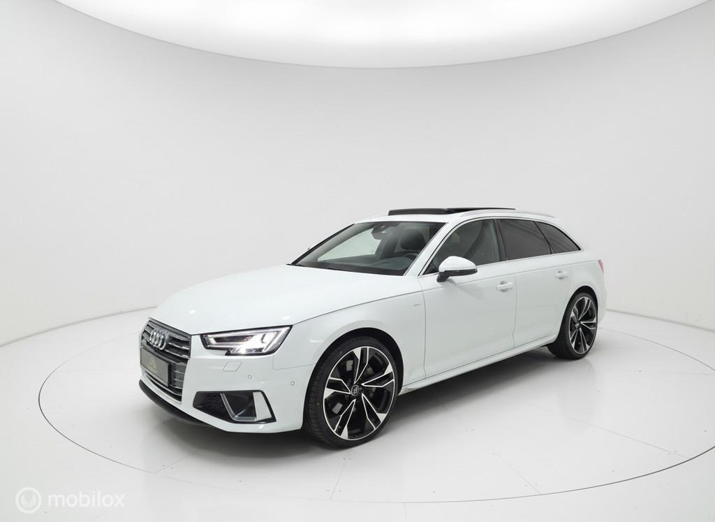 Audi A4 Avant 45 TFSI S-line quattro Pro Line 245pk |Panoram, Auto's, Automaat, Gebruikt, Zwart, 4 cilinders