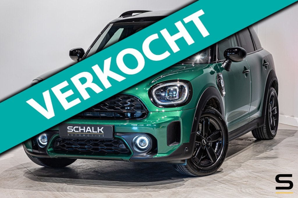 Mini Countryman 1.5 Cooper S E ALL4 Essential|Pano|H&K|Full, Automaat, Zwart, Countryman, Bedrijf