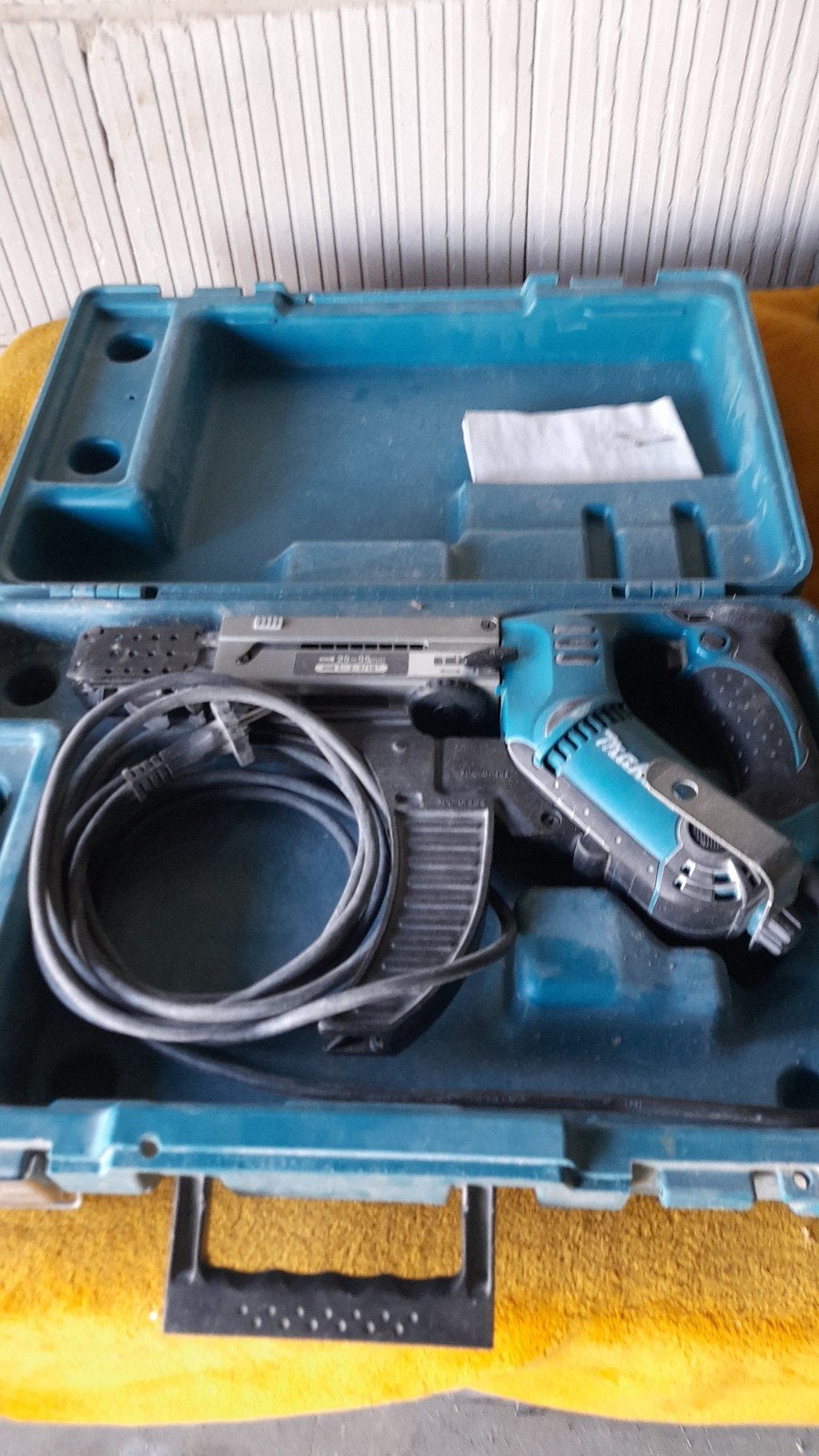 Makita 6842 Gipsschroefmachine 220V in koffer, Doe-het-zelf en Verbouw, Ophalen of Verzenden, Zo goed als nieuw, Overige typen