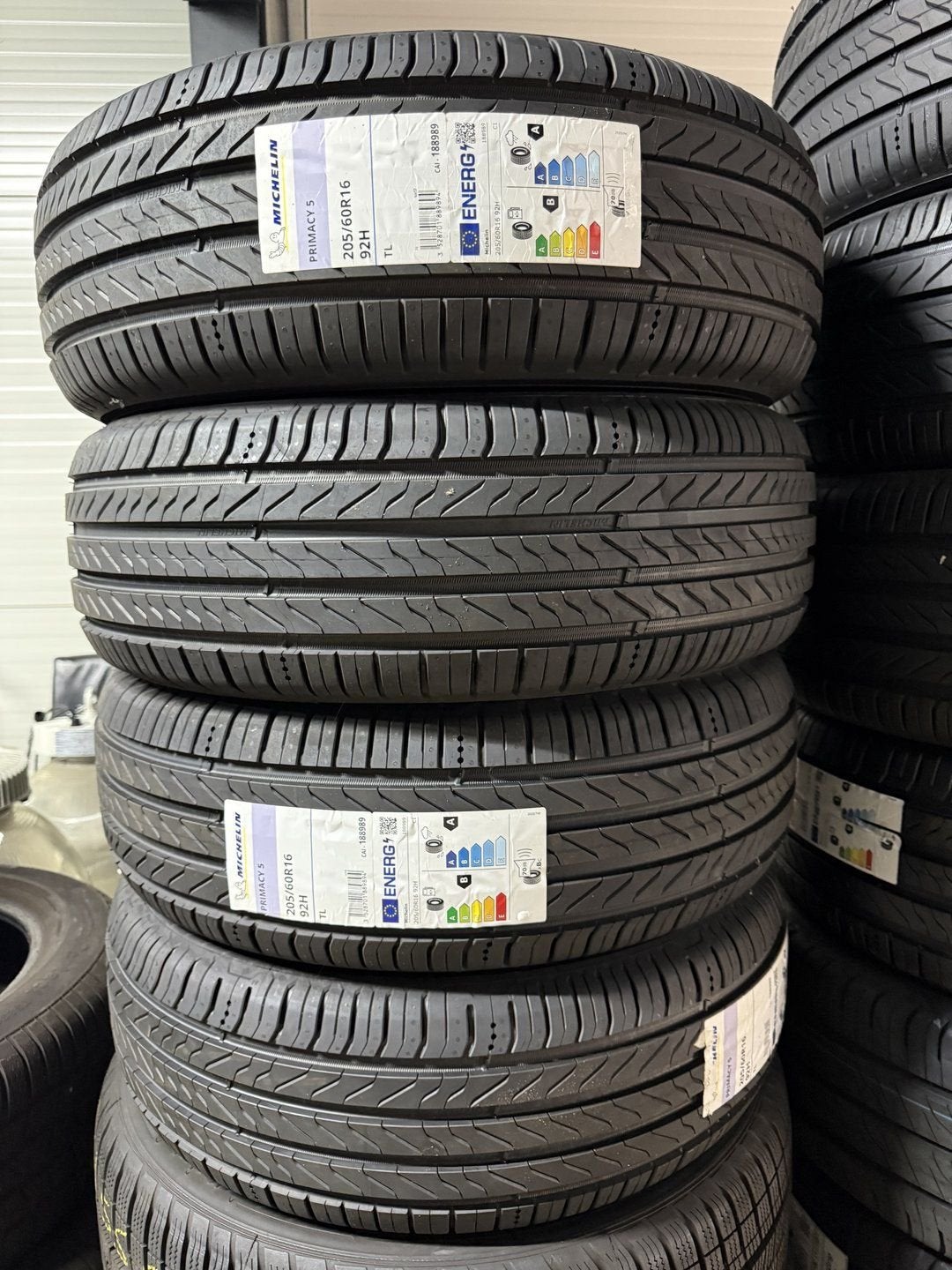 Nieuwe set 4x 205/60/16 Michelin Primacy 5 zomerbanden, Auto-onderdelen, -, Nieuw, Band(en), Zomerbanden