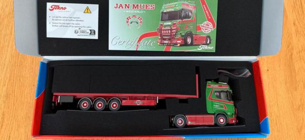 Home Tekno Tekno Scania Next Gen 520S Highline Jan Mues, Wisselstroom, Locomotief, Ophalen of Verzenden, Zo goed als nieuw