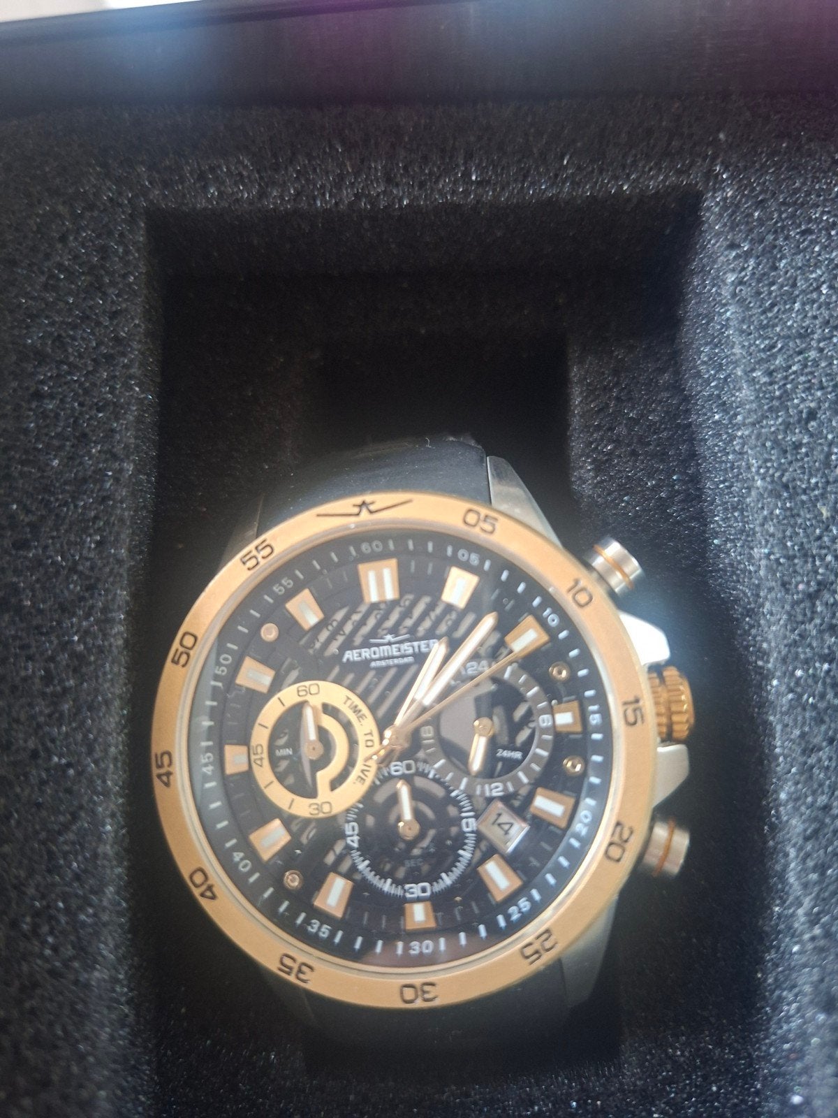 aeromeister horloge, Ophalen, Zo goed als nieuw, Polshorloge, Overige merken