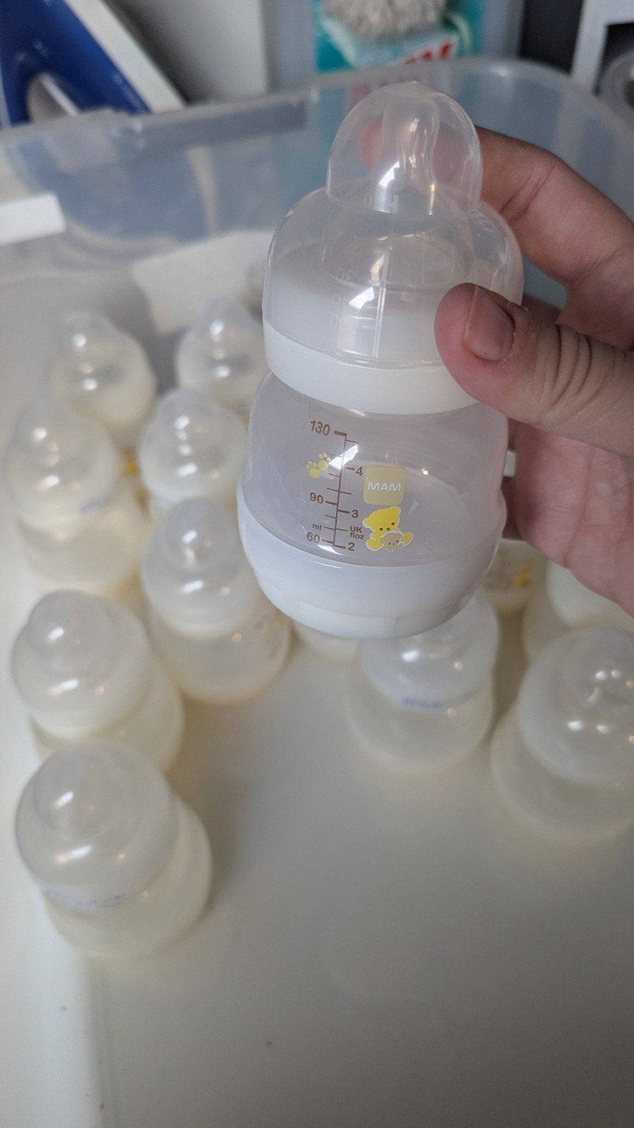 MAM newborn flesjes - Nieuw en ongebruikt, Overige merken, Overige typen, Nieuw, Ophalen of Verzenden