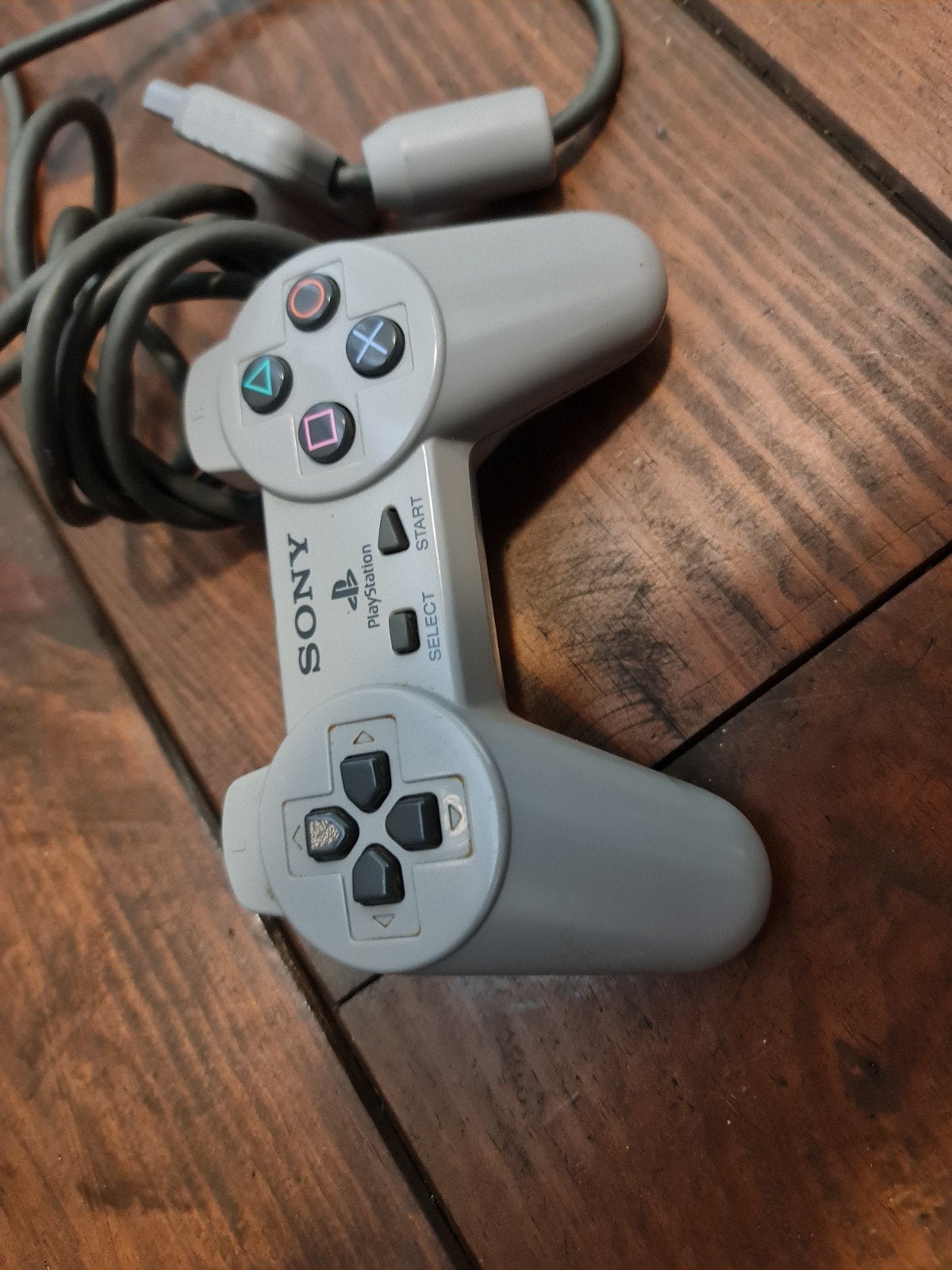 Originele Sony PlayStation 1 Controller - Grijs, Ophalen of Verzenden, Gebruikt, Controller, PlayStation 1