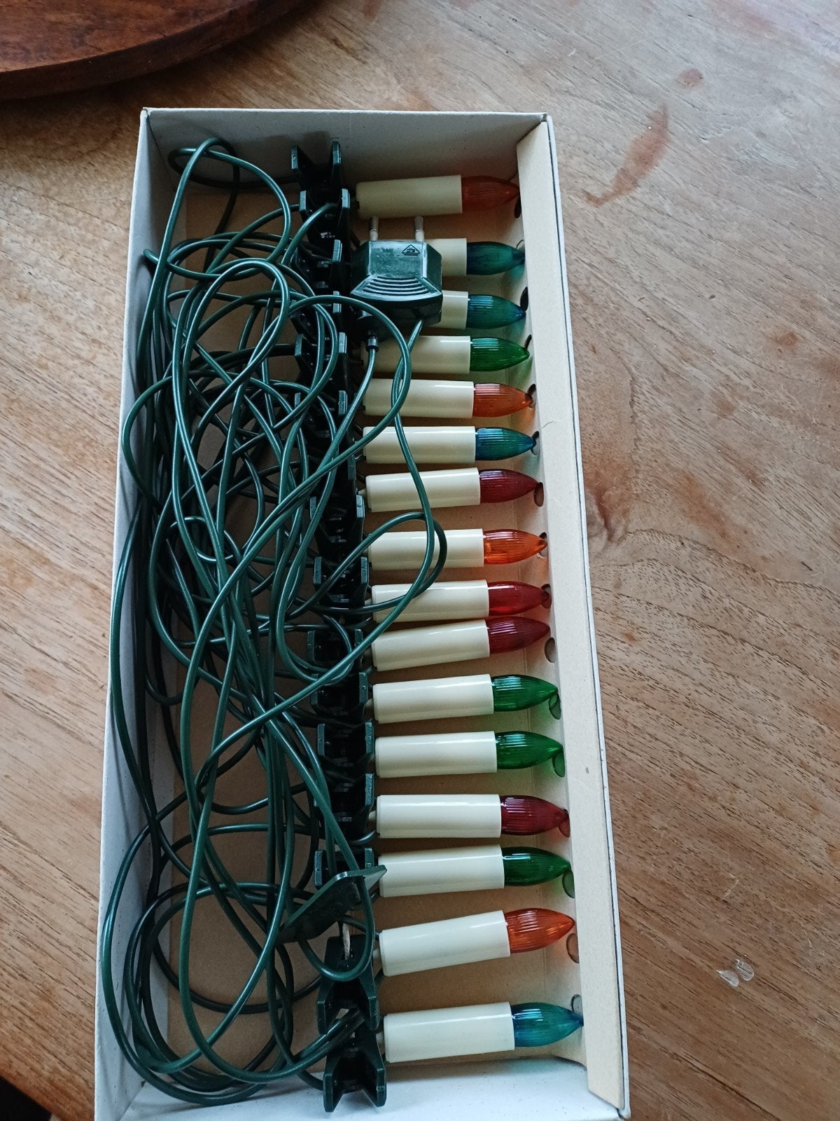 kerstlampjes HEMA gekleurde brocante vintage nostalgisch, Ophalen of Verzenden, Zo goed als nieuw