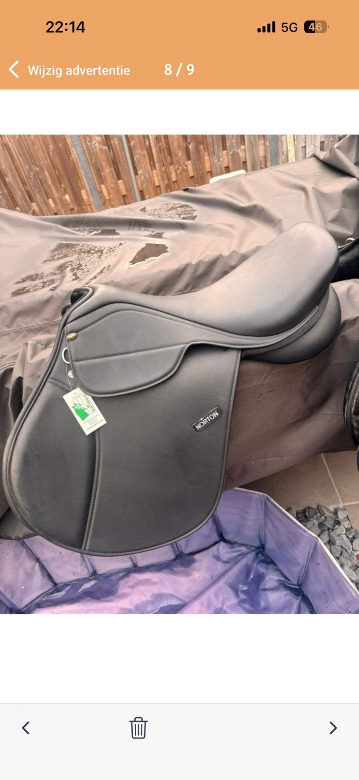 Norton spring zadel, Dieren en Toebehoren, Paarden en Pony's | Zadels, Ophalen, Springen, Nieuw, XL (18 inch of meer)