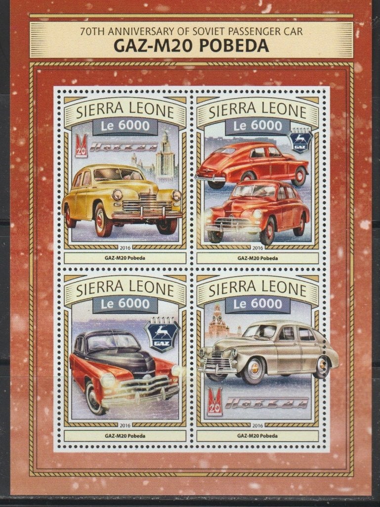 AUTO’S = FERRARI e.a.= mooi bl MOCAMBIQUE-309-11, Verzenden, Postfris, Auto's