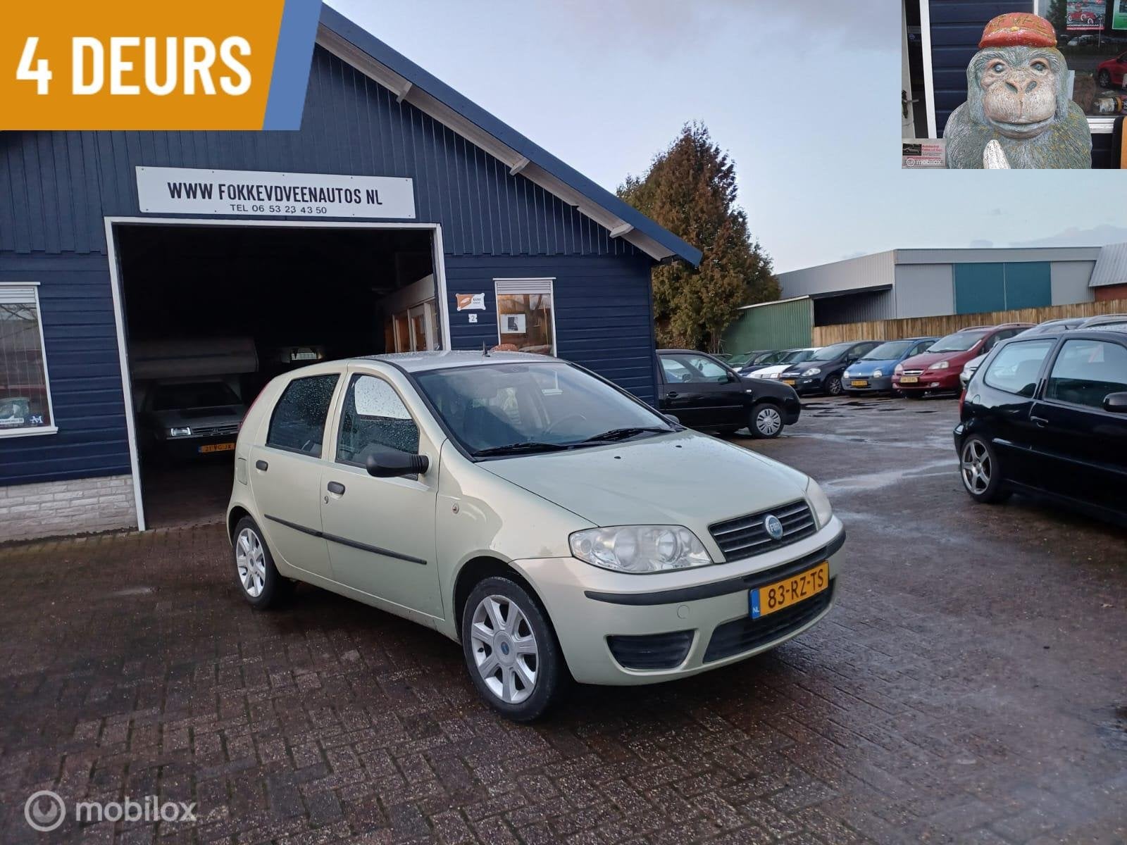 Fiat Punto 1.2 Navigator, Auto's, Voorwielaandrijving, Gebruikt, 4 cilinders, Origineel Nederlands